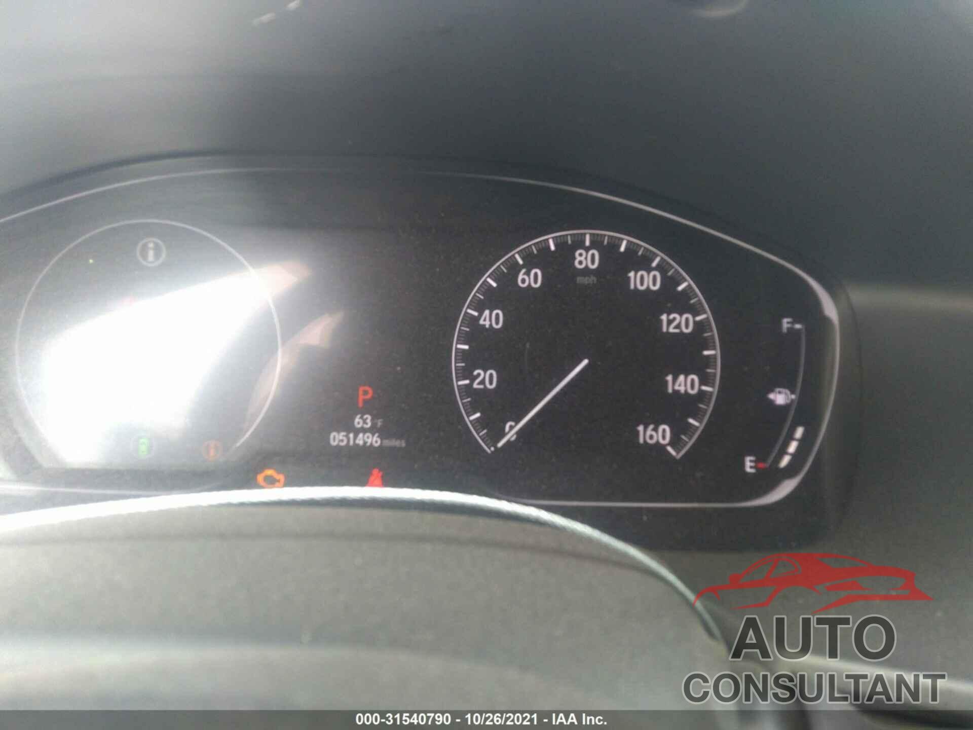 HONDA ACCORD SEDAN 2018 - 1HGCV1F16JA053402