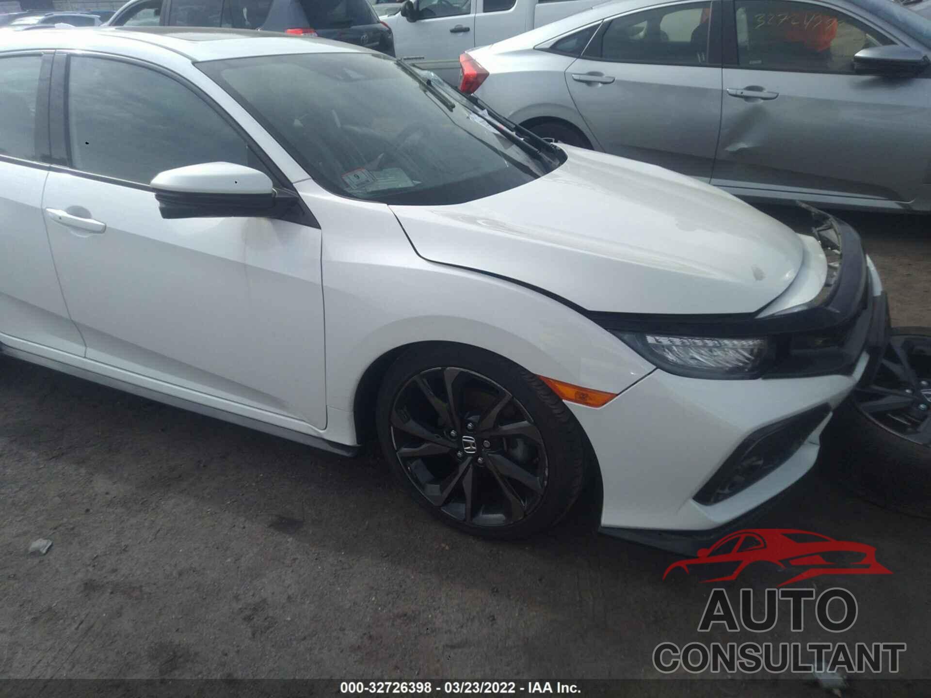 HONDA CIVIC HATCHBACK 2019 - SHHFK7H98KU423668