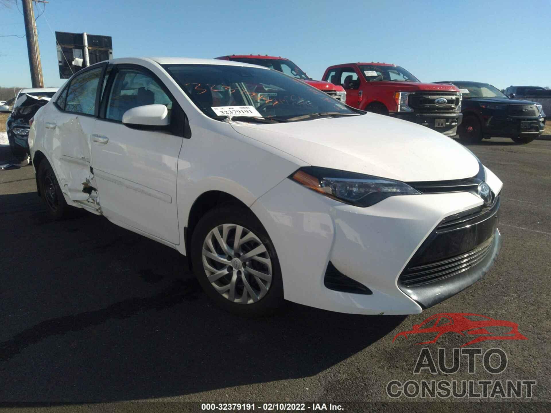 TOYOTA COROLLA 2019 - 2T1BURHE8KC162002
