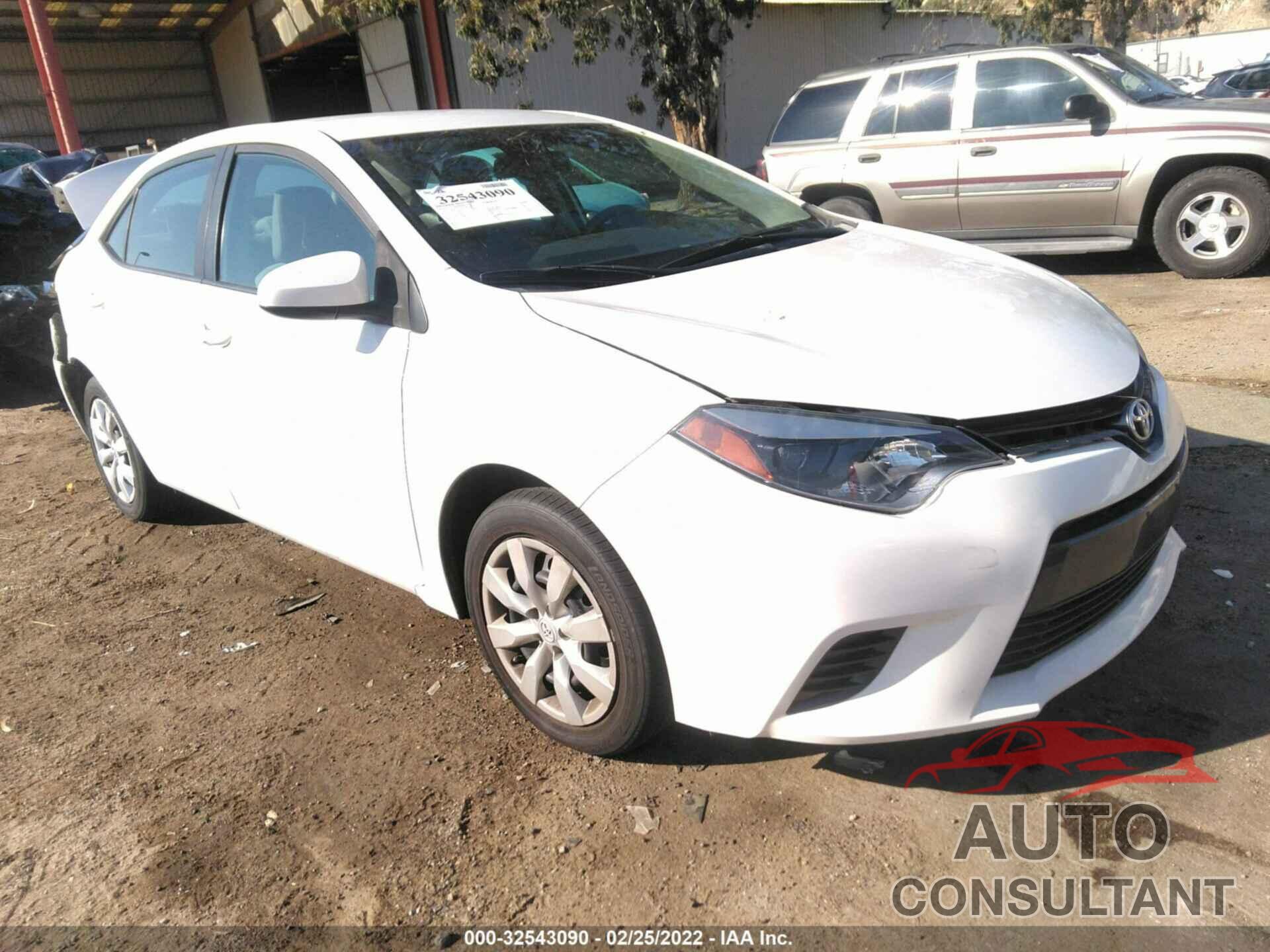 TOYOTA COROLLA 2016 - 5YFBURHE2GP522663