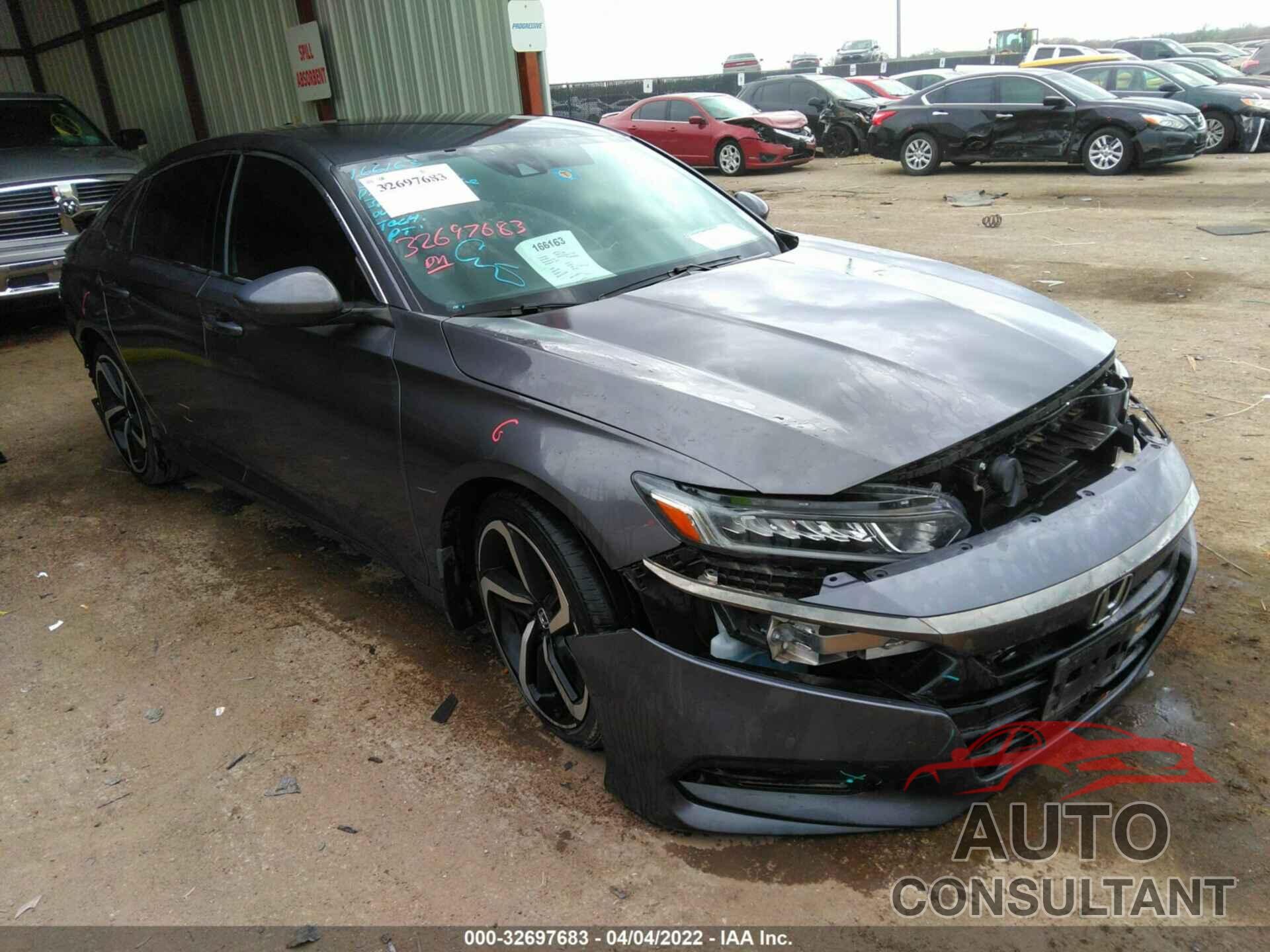 HONDA ACCORD SEDAN 2018 - 1HGCV1F37JA254176