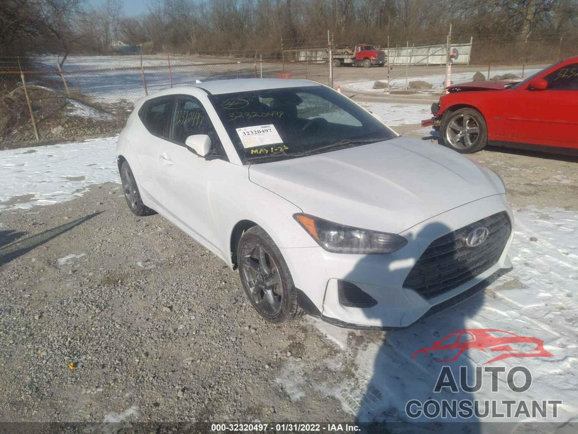 HYUNDAI VELOSTER 2019 - KMHTG6AF9KU016722