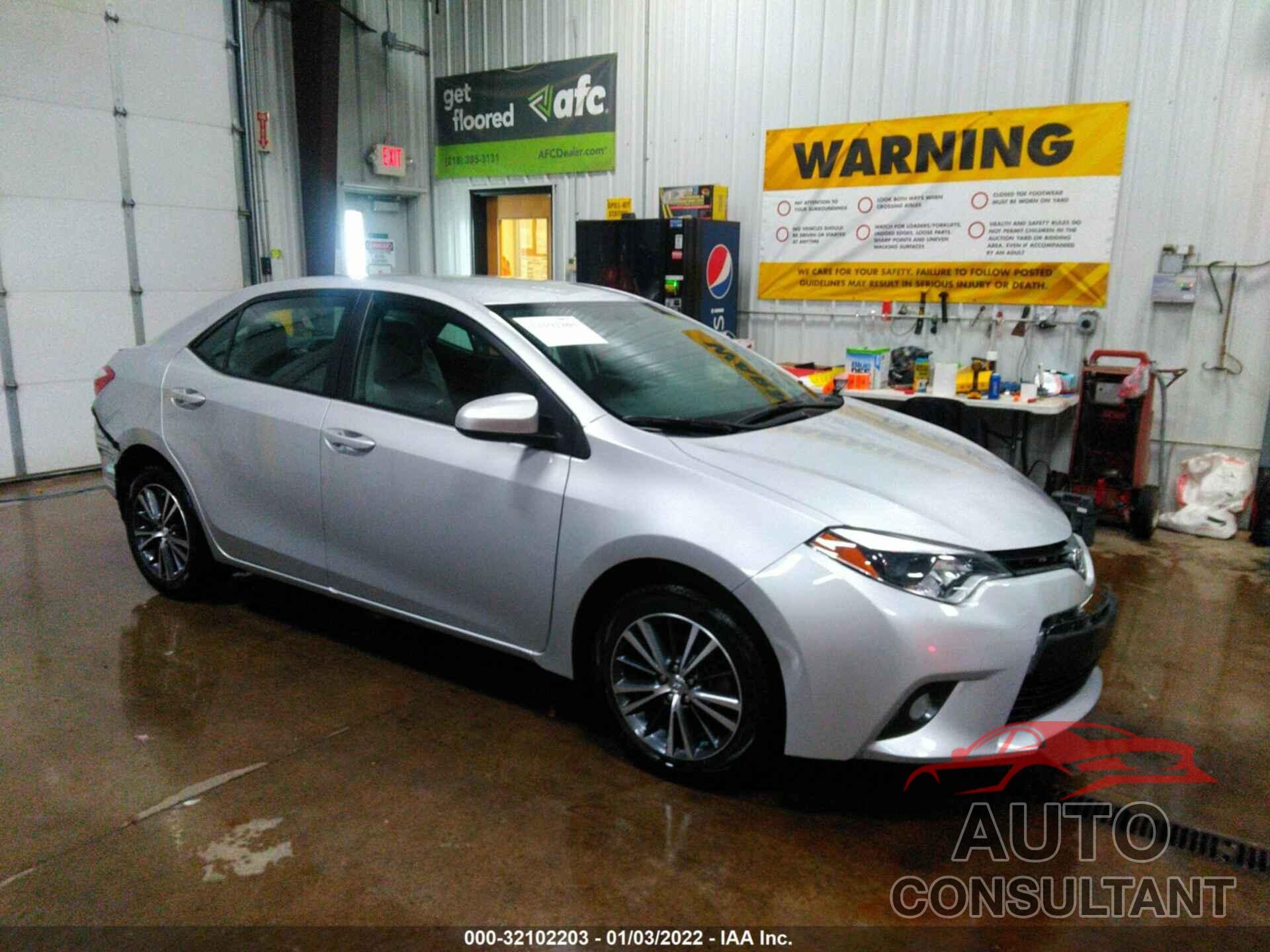 TOYOTA COROLLA 2016 - 5YFBURHE4GP501135