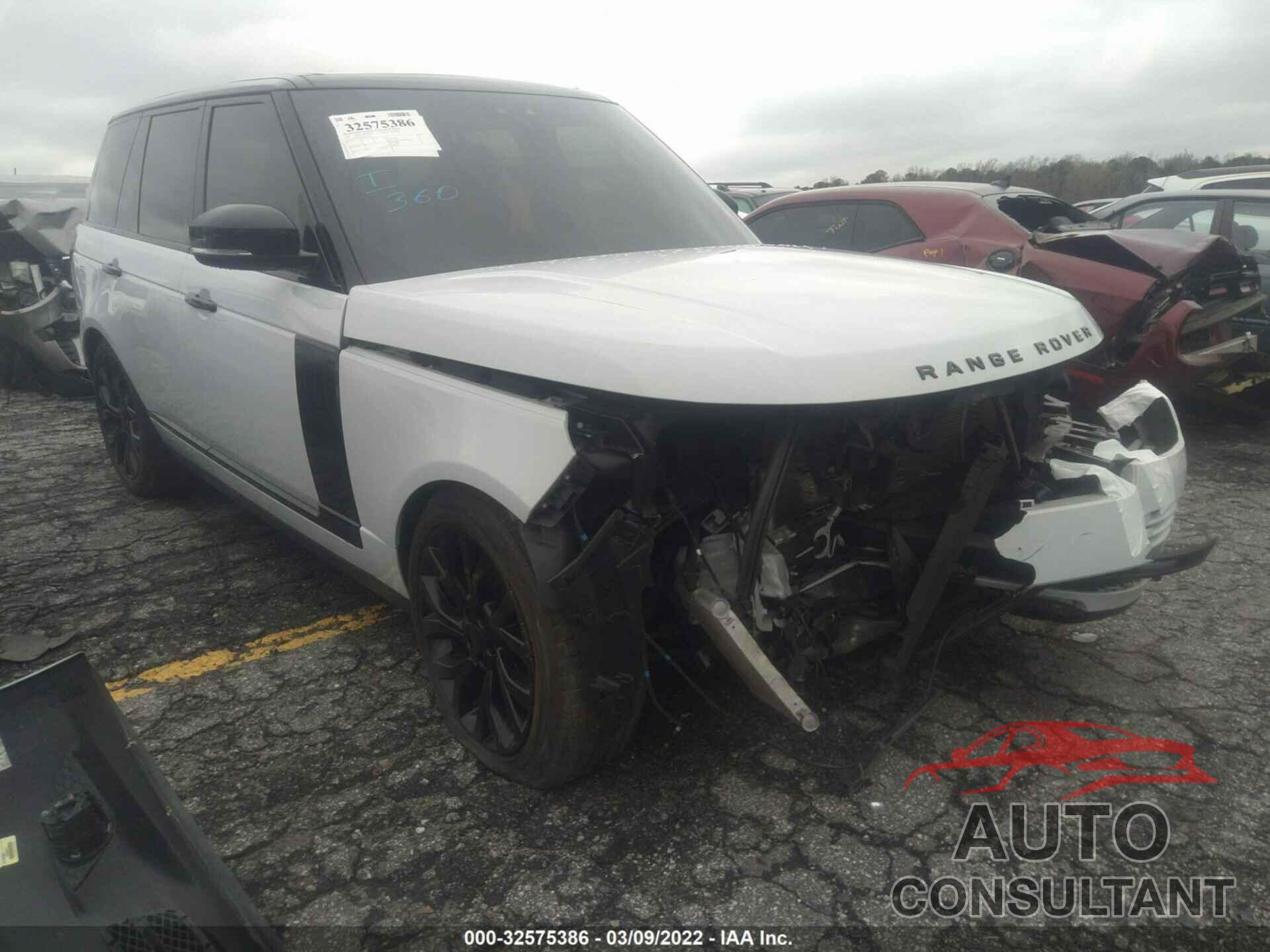 LAND ROVER RANGE ROVER 2019 - SALGR2RV6KA548458