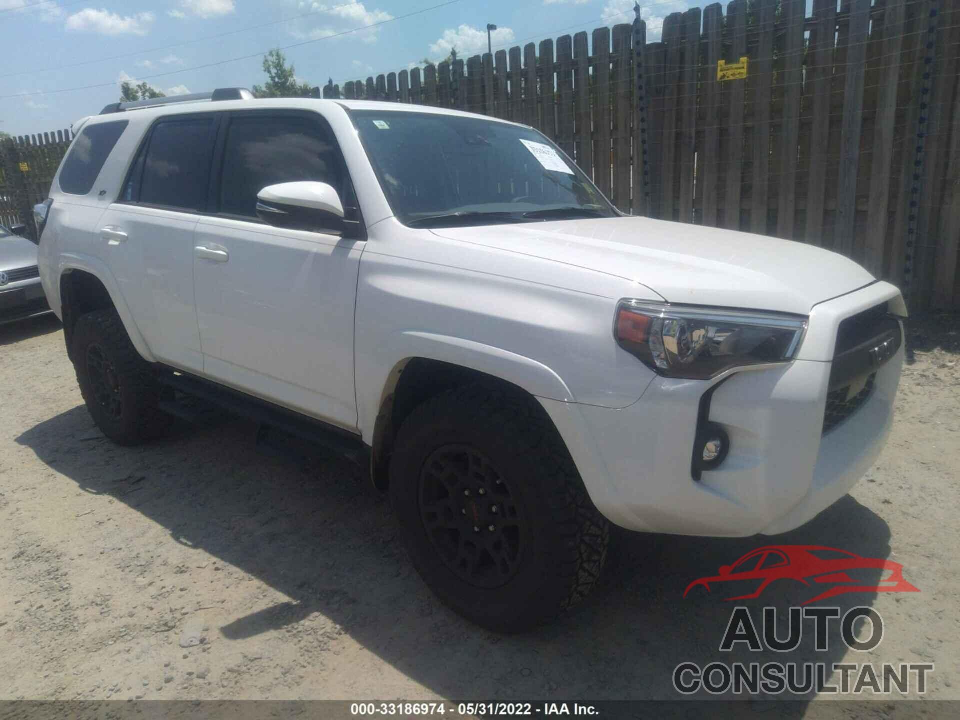 TOYOTA 4RUNNER 2022 - JTENU5JR1N6001923