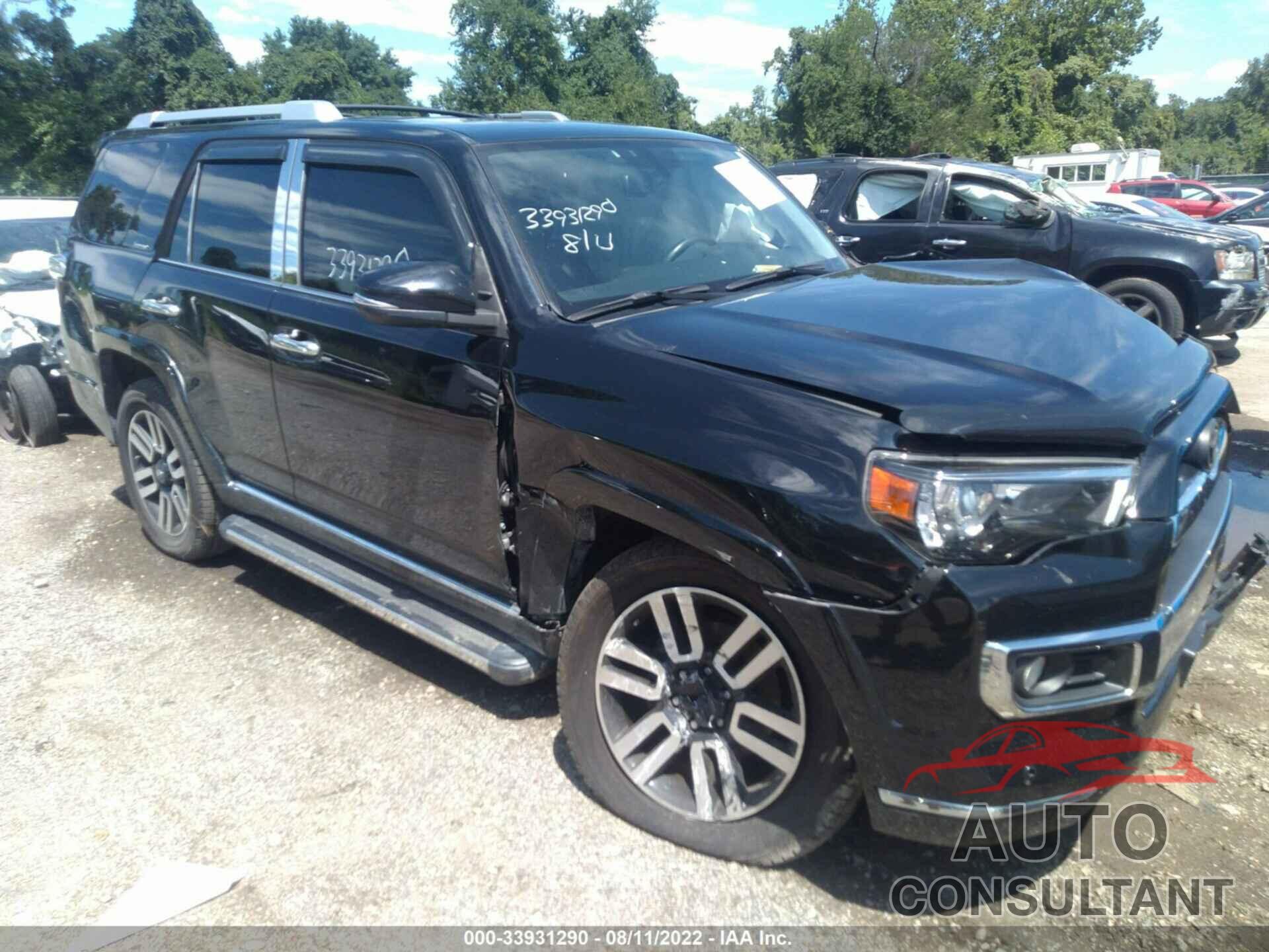 TOYOTA 4RUNNER 2016 - JTEBU5JR5G5397348