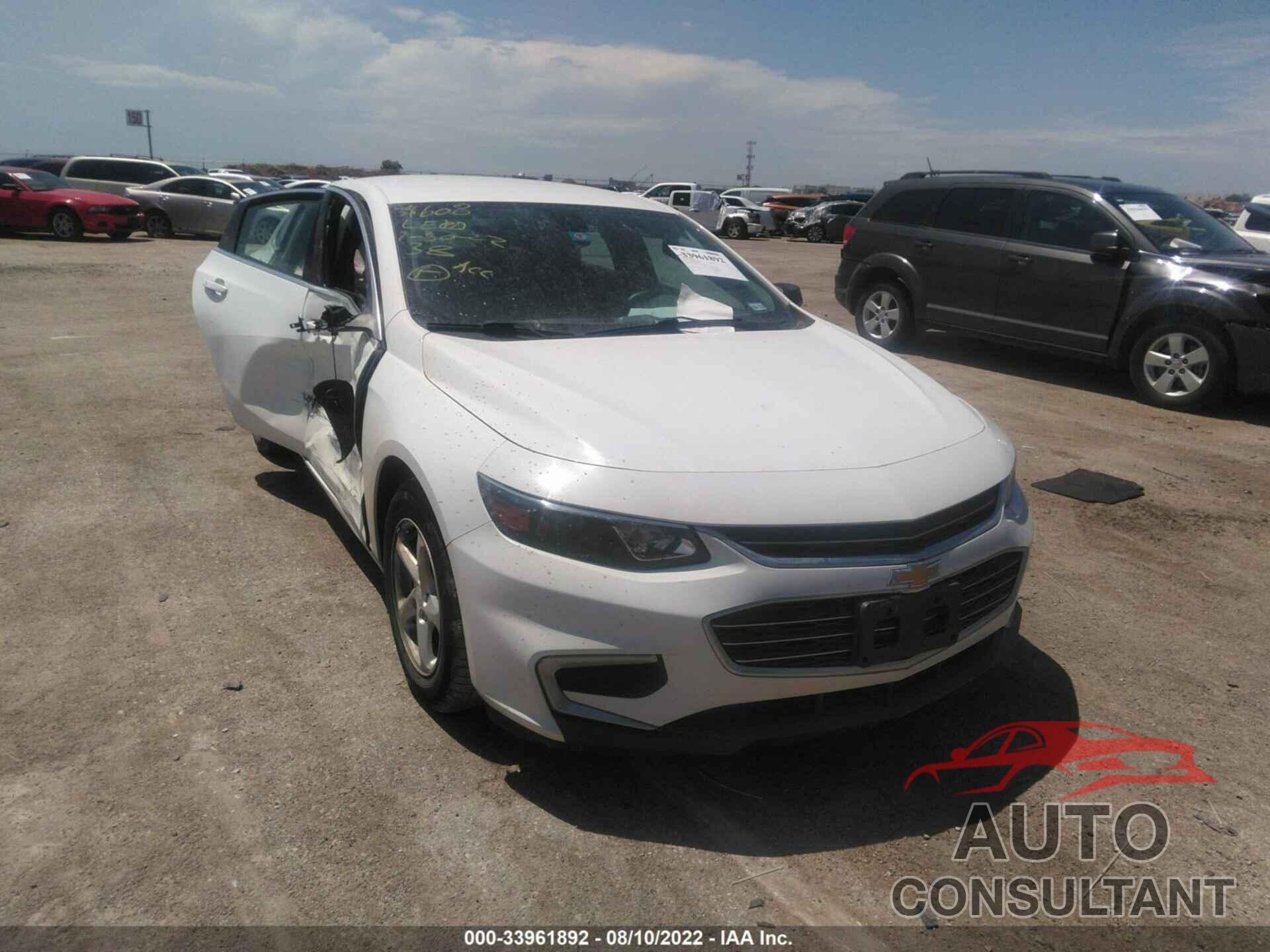 CHEVROLET MALIBU 2017 - 1G1ZC5ST1HF262288
