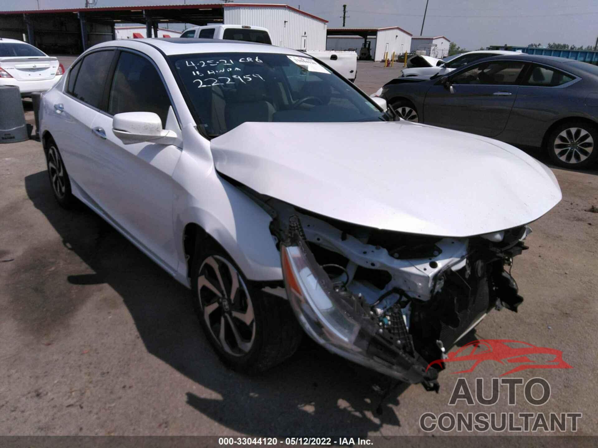 HONDA ACCORD SEDAN 2016 - 1HGCR2F82GA222959