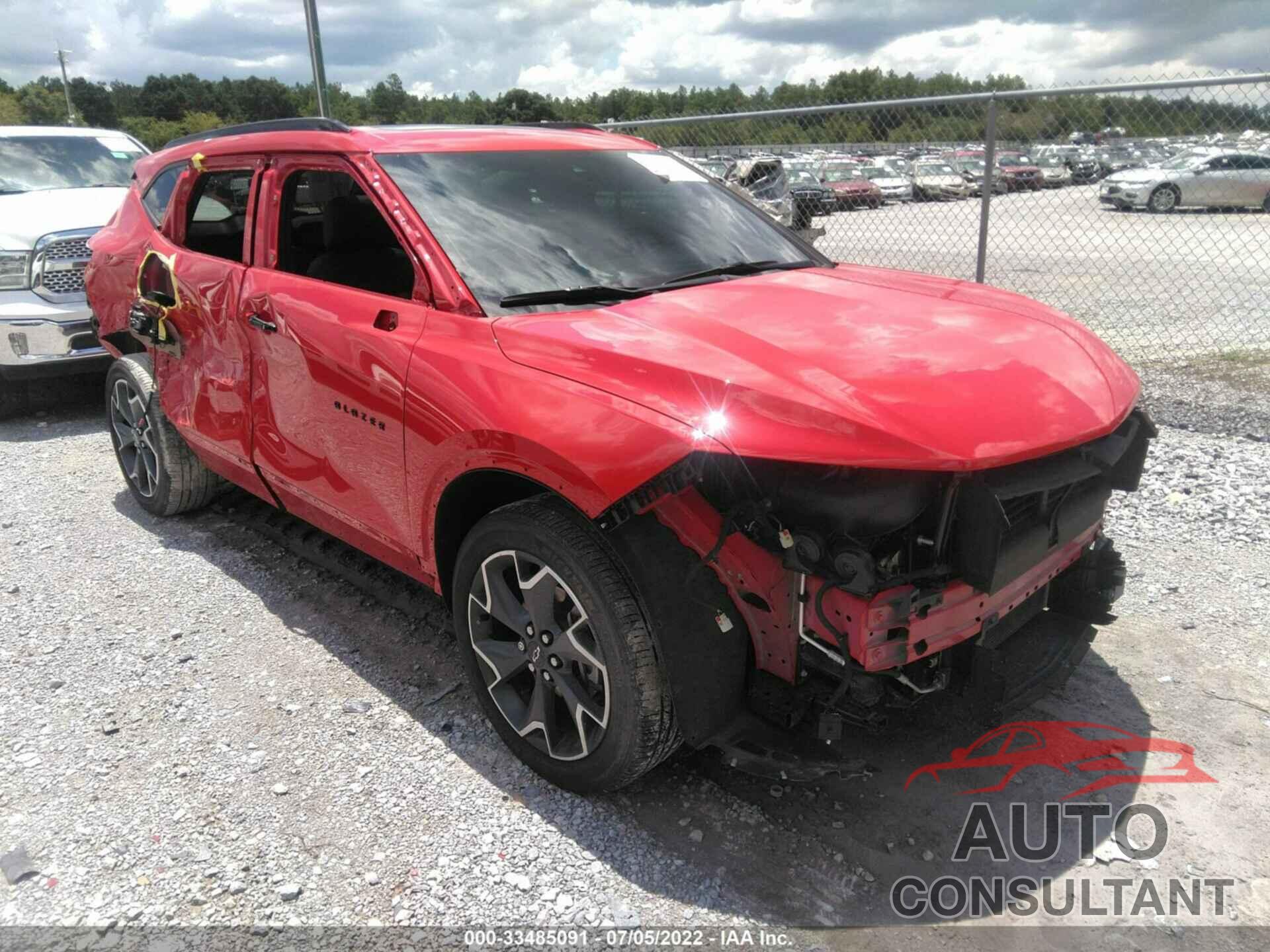 CHEVROLET BLAZER 2020 - 3GNKBERS8LS532458