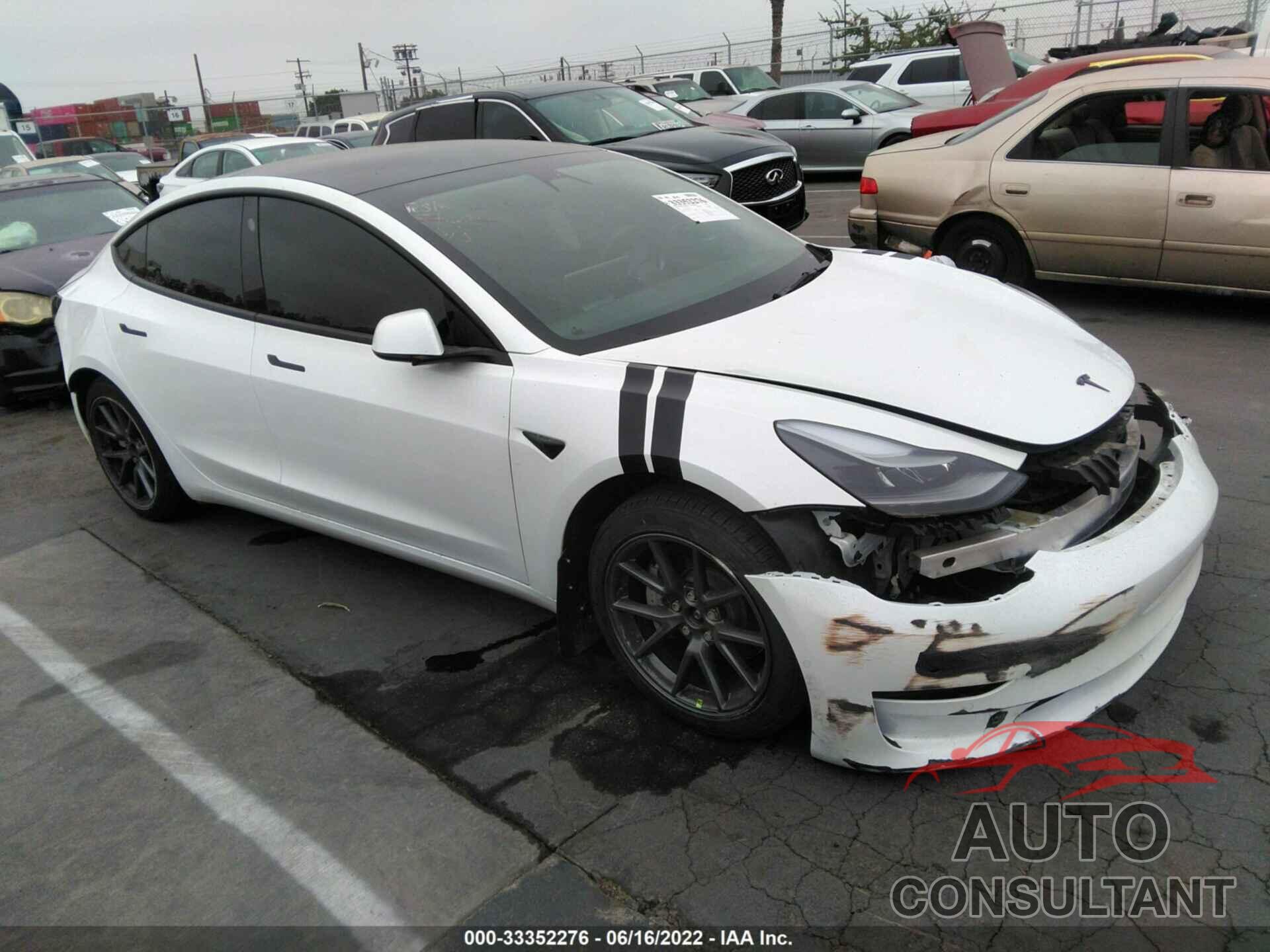 TESLA MODEL 3 2022 - 5YJ3E1EB1NF132160