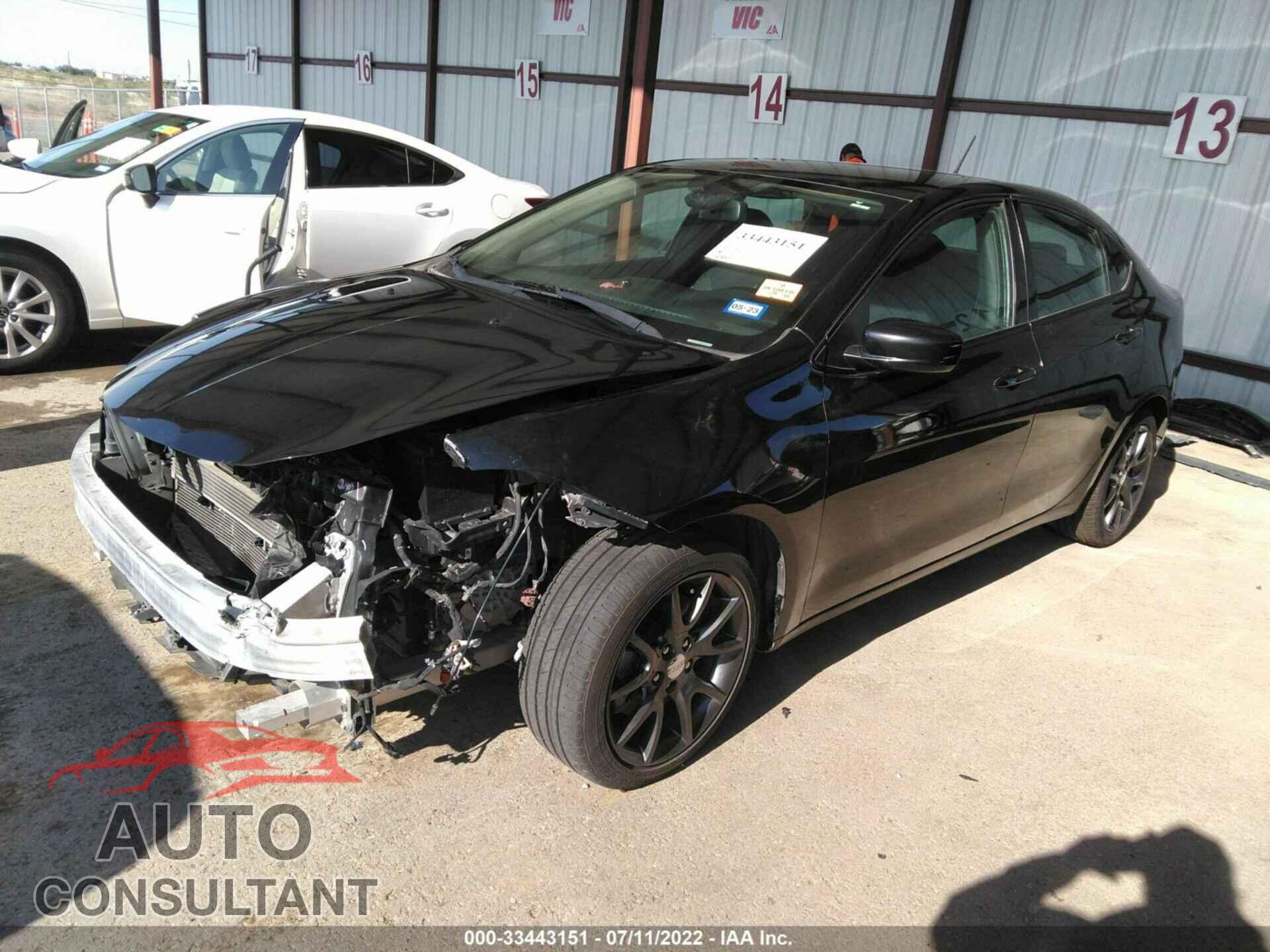 DODGE DART 2016 - 1C3CDFAA8GD531532
