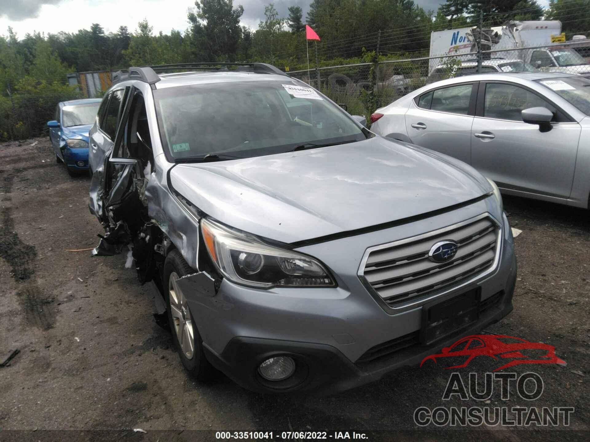 SUBARU OUTBACK 2017 - 4S4BSADC8H3222188