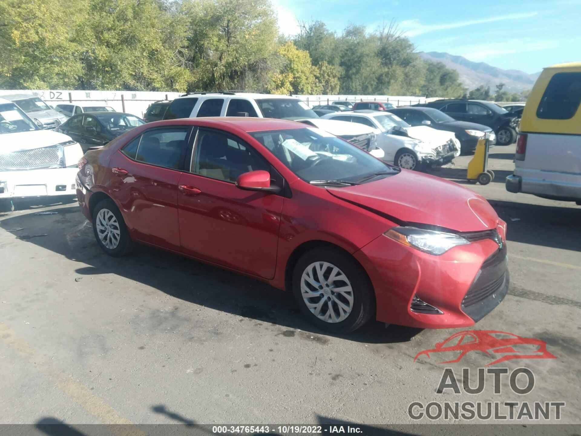 TOYOTA COROLLA 2018 - 2T1BURHE4JC974329