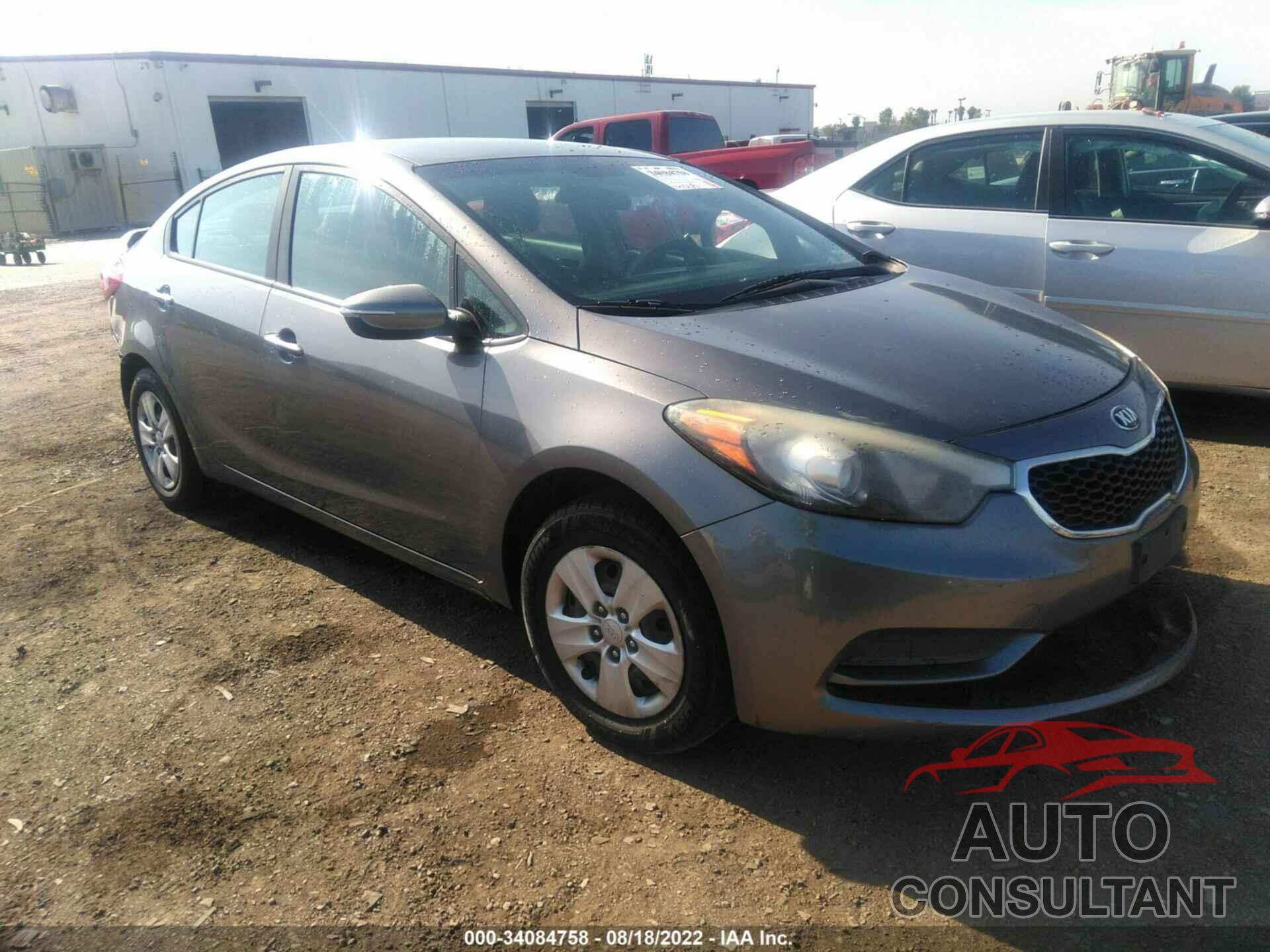 KIA FORTE 2016 - KNAFX4A68G5549178