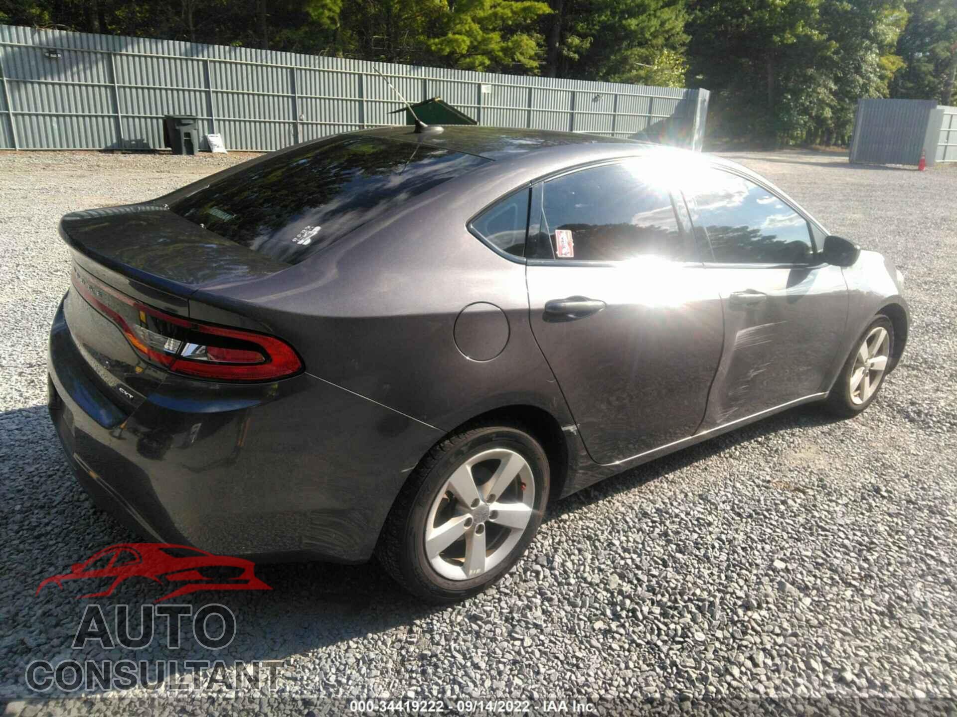DODGE DART 2015 - 1C3CDFBB2FD420562
