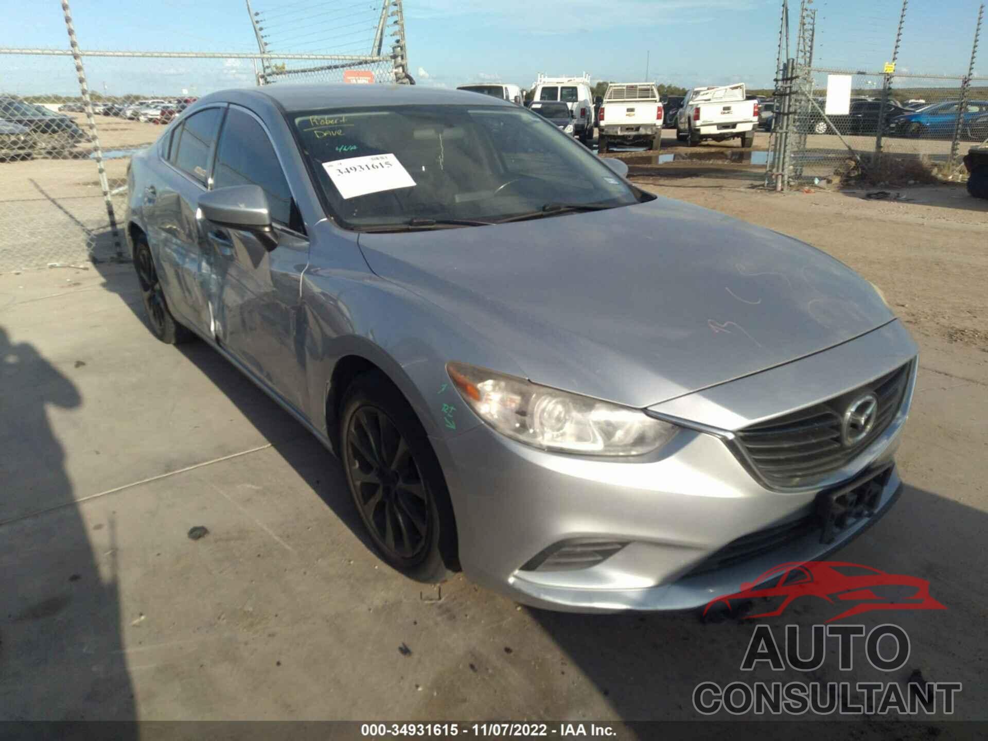 MAZDA MAZDA6 2016 - JM1GJ1U55G1415620