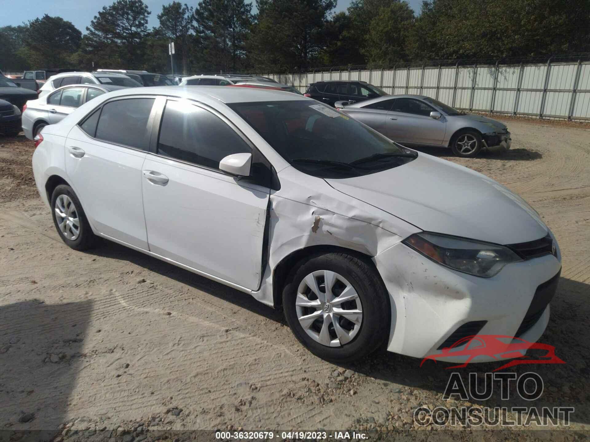 TOYOTA COROLLA 2016 - 2T1BURHE8GC649918
