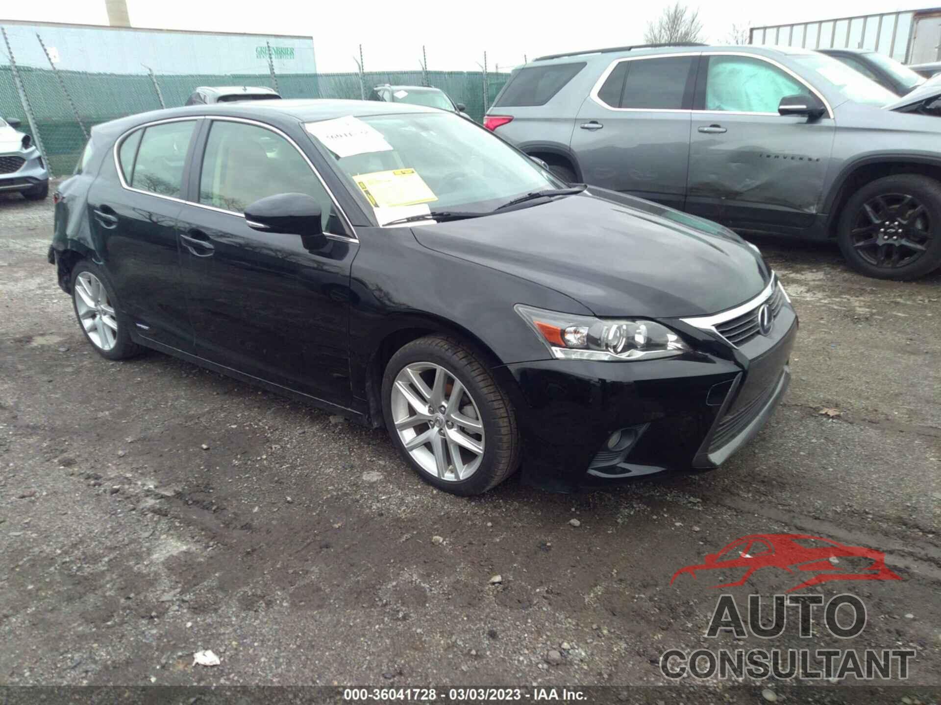 LEXUS CT 200H 2015 - JTHKD5BH5F2214376