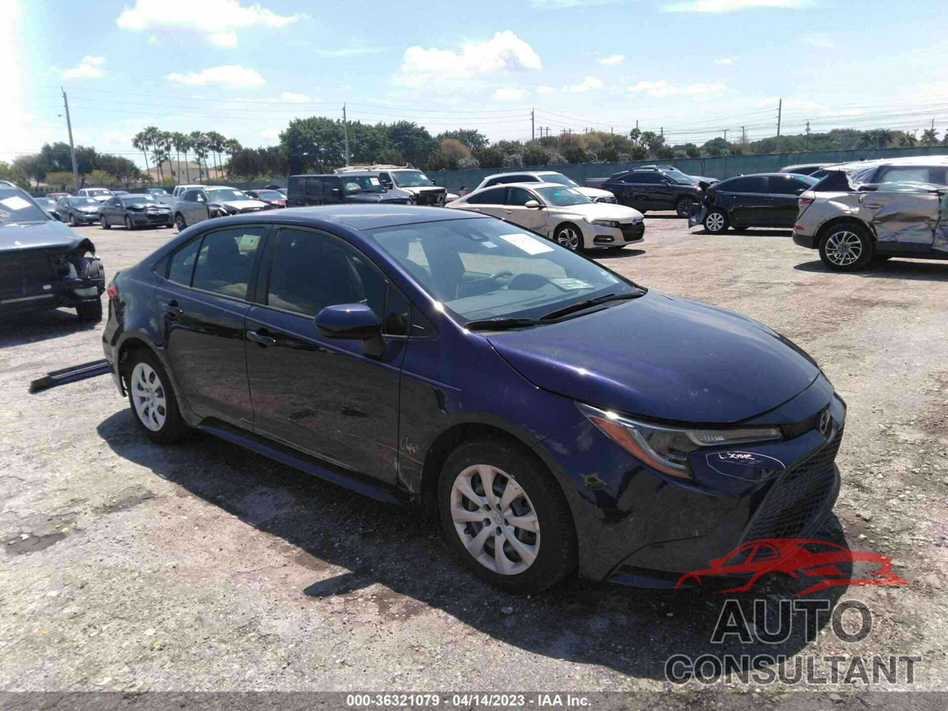 TOYOTA COROLLA 2021 - JTDEPMAE8MJ164907