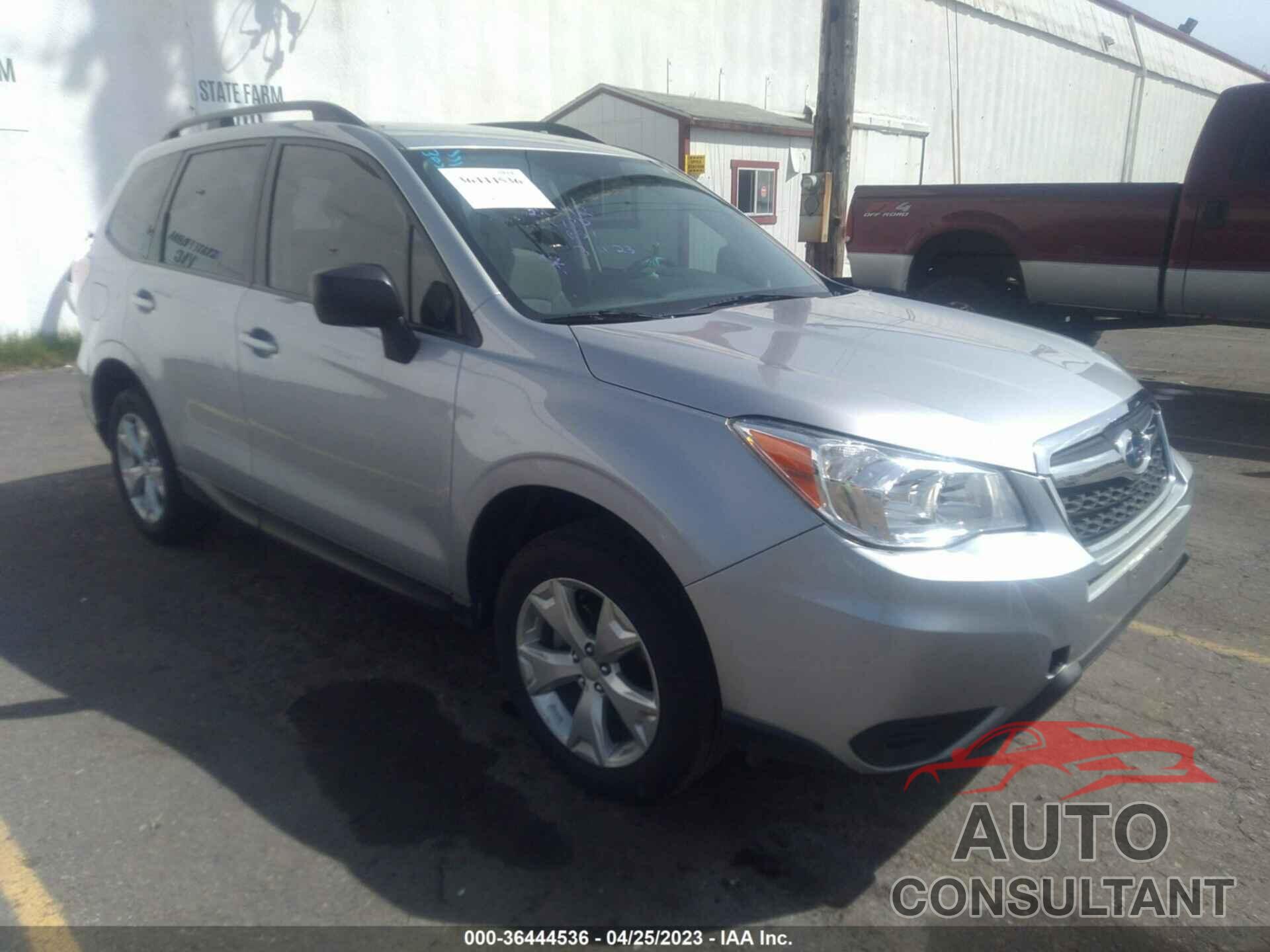 SUBARU FORESTER 2016 - JF2SJABC8GH538591