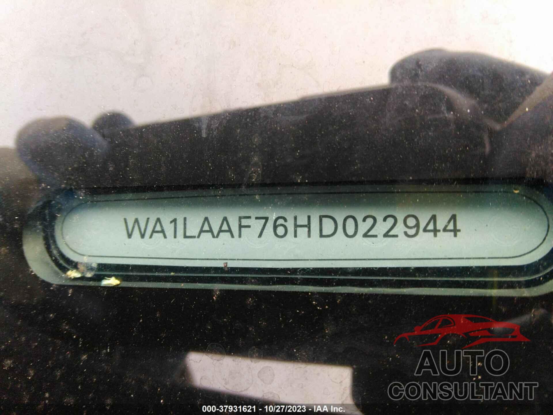 AUDI Q7 2017 - WA1LAAF76HD022944