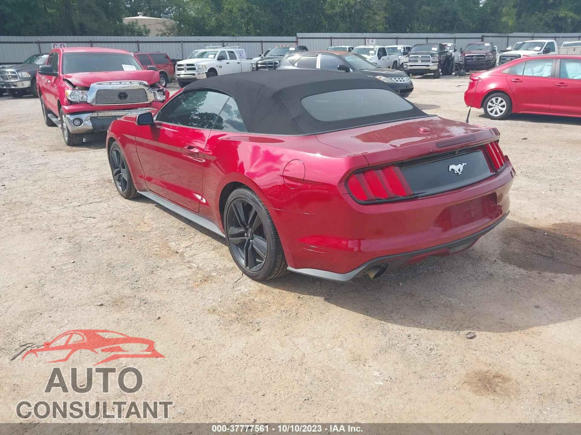 FORD MUSTANG 2017 - 1FATP8UH8H5213533