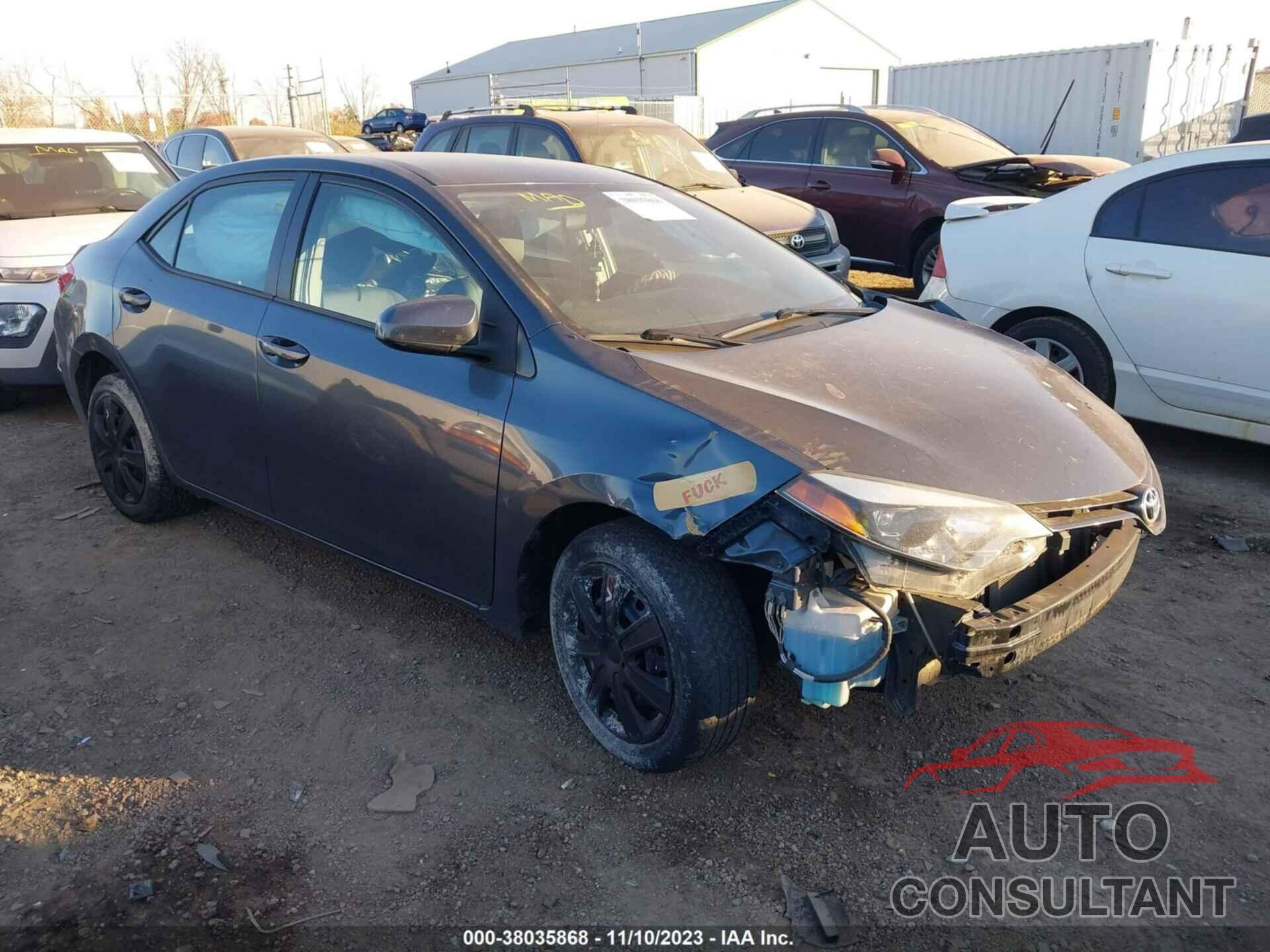 TOYOTA COROLLA 2016 - 5YFBURHE2GP367905