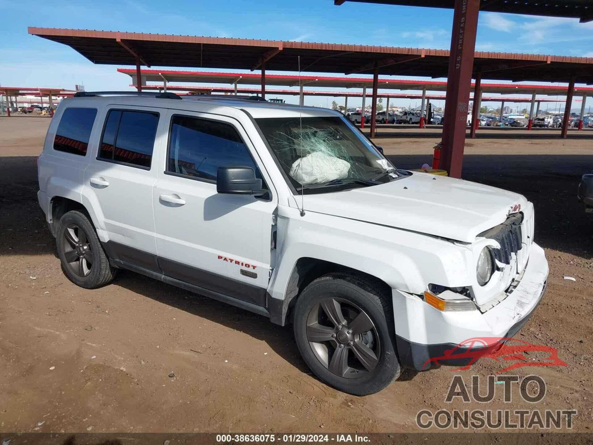 JEEP PATRIOT 2016 - 1C4NJPBB3GD776684