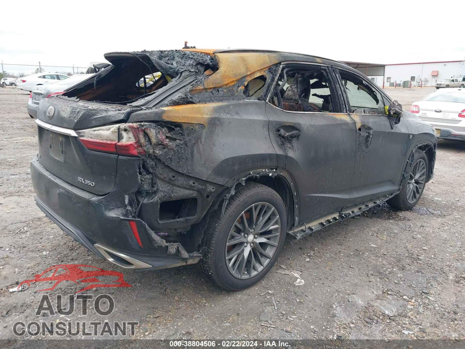LEXUS RX 2017 - 2T2ZZMCA5HC043934