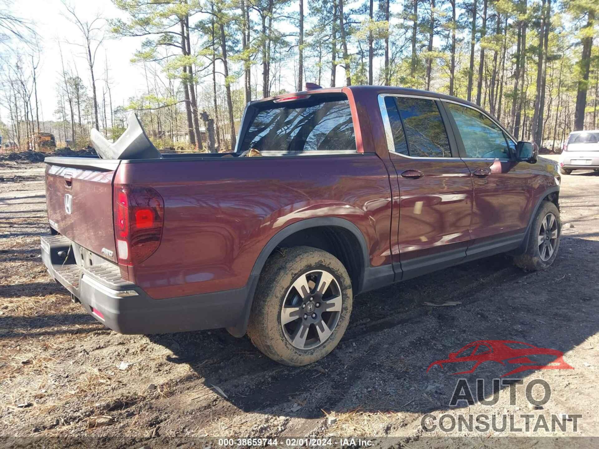 HONDA RIDGELINE 2017 - 5FPYK3F64HB023862