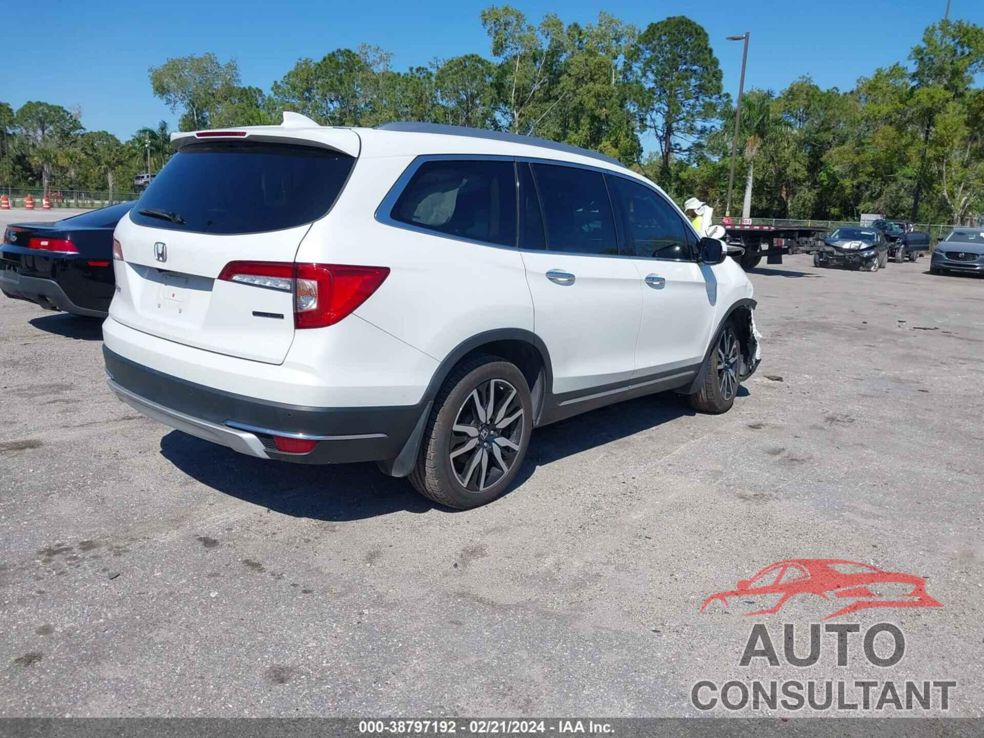 HONDA PILOT 2022 - 5FNYF5H92NB000706