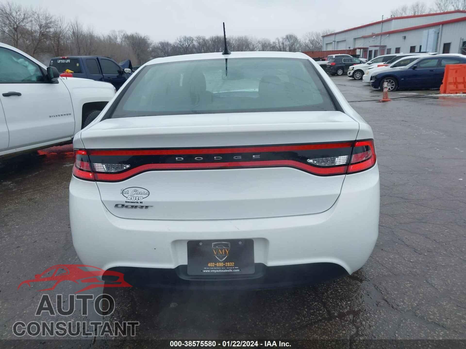 DODGE DART 2015 - 1C3CDFAA1FD433568