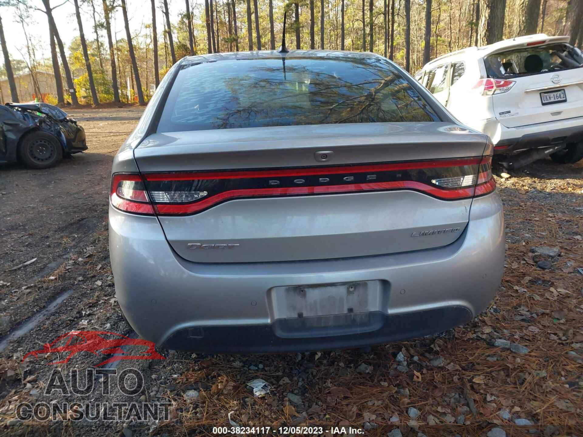DODGE DART 2015 - 1C3CDFCB4FD242622