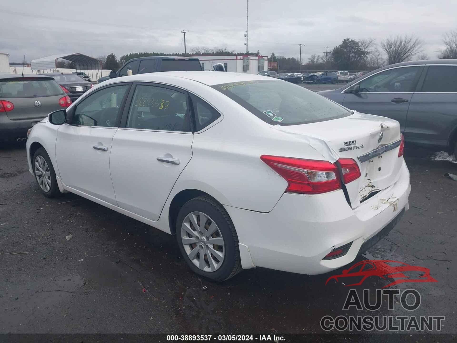 NISSAN SENTRA 2016 - 3N1AB7AP6GY288001