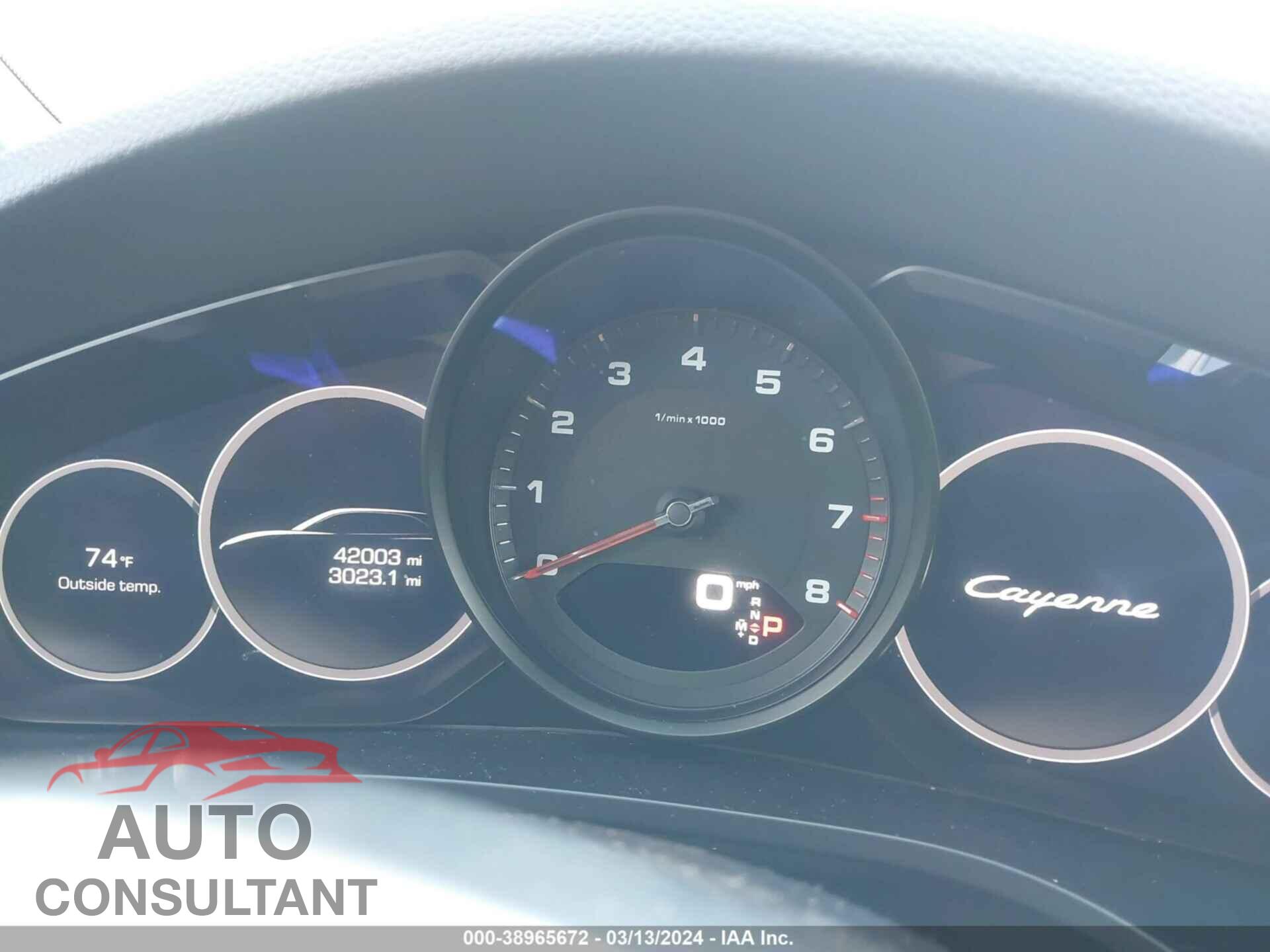 PORSCHE CAYENNE 2019 - WP1AA2AY3KDA17919