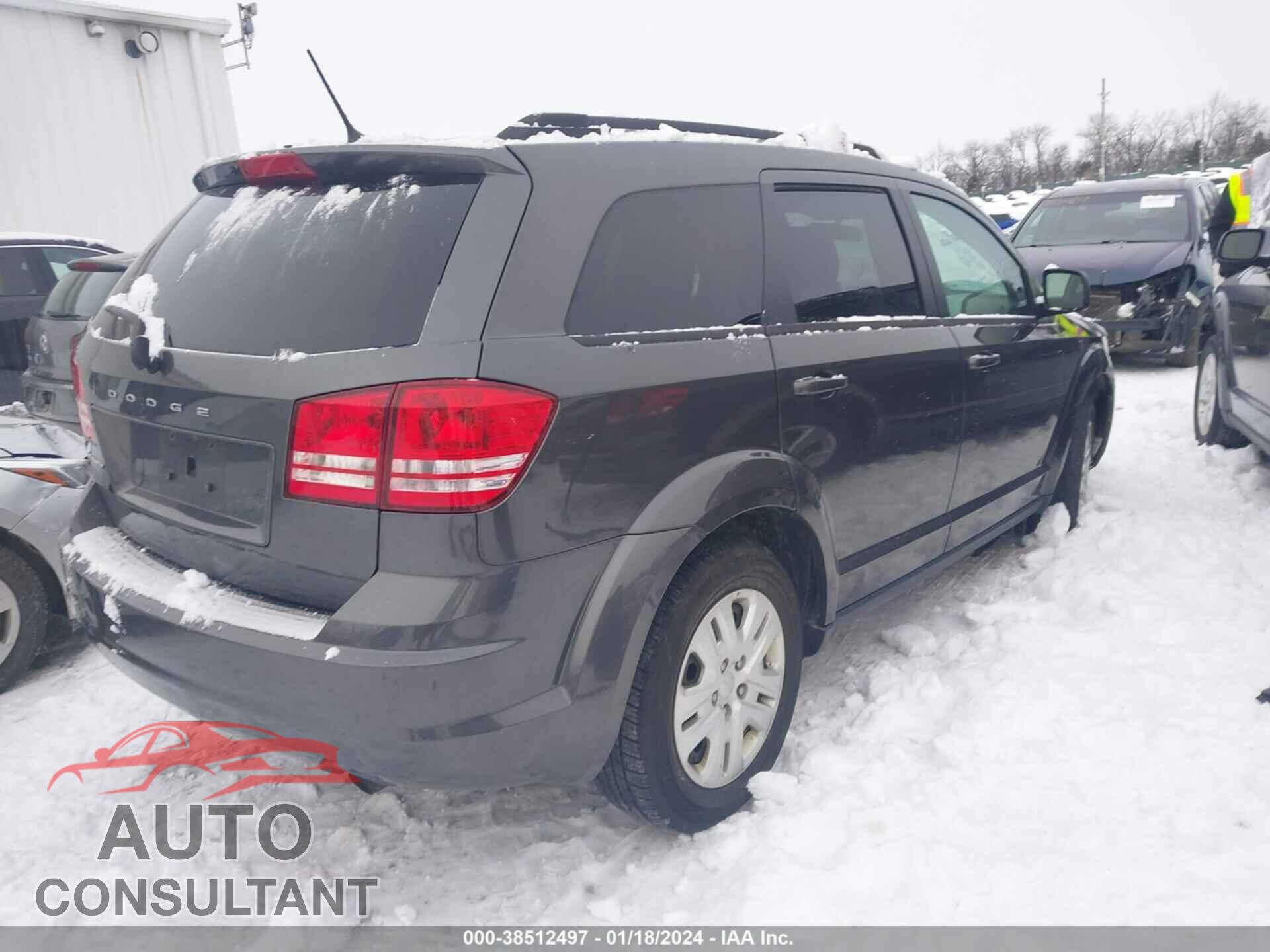 DODGE JOURNEY 2017 - 3C4PDCAB9HT694688