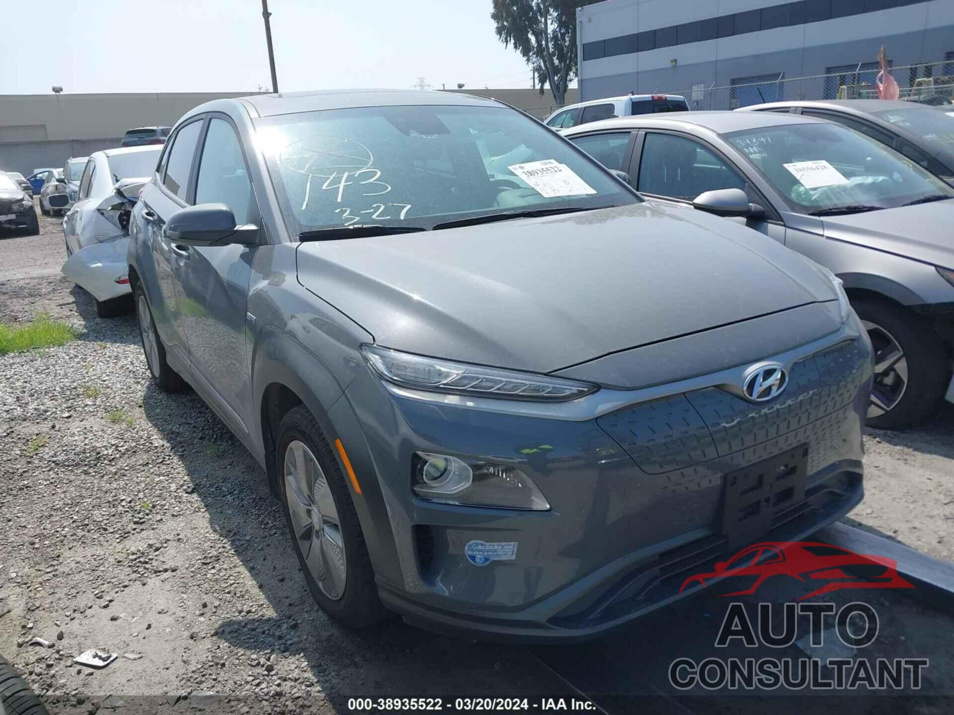 HYUNDAI KONA 2020 - KM8K53AG8LU058955