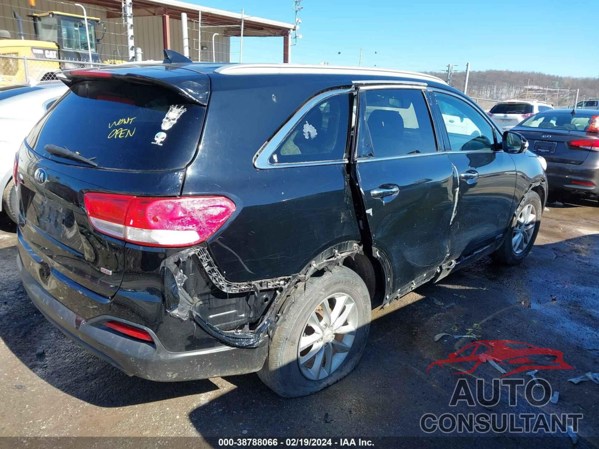 KIA SORENTO 2017 - 5XYPGDA33HG232303