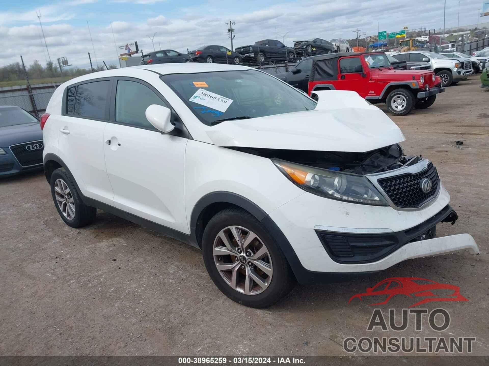 KIA SPORTAGE 2016 - KNDPB3AC0G7819515