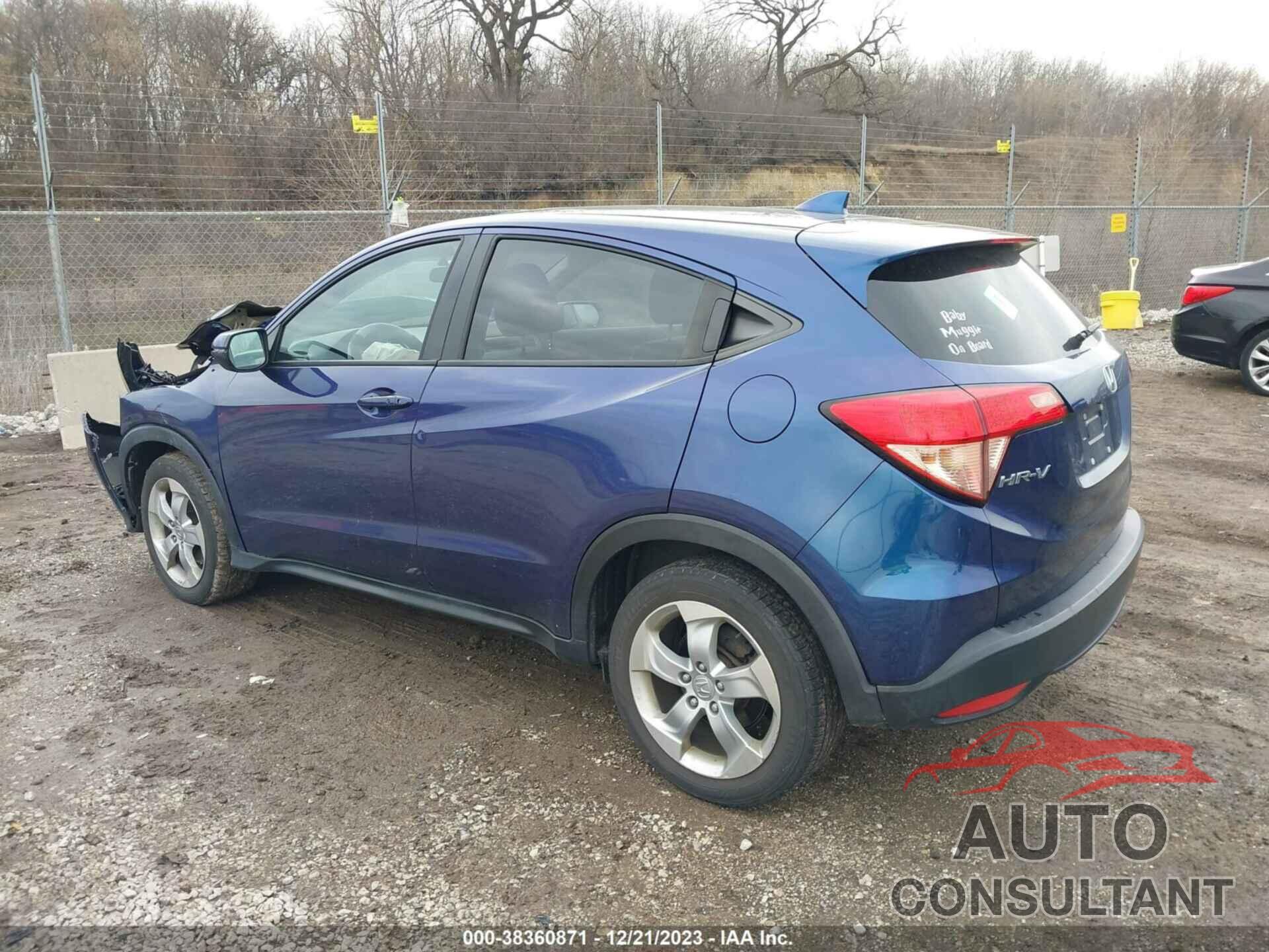 HONDA HR-V 2016 - 3CZRU6H53GM715208