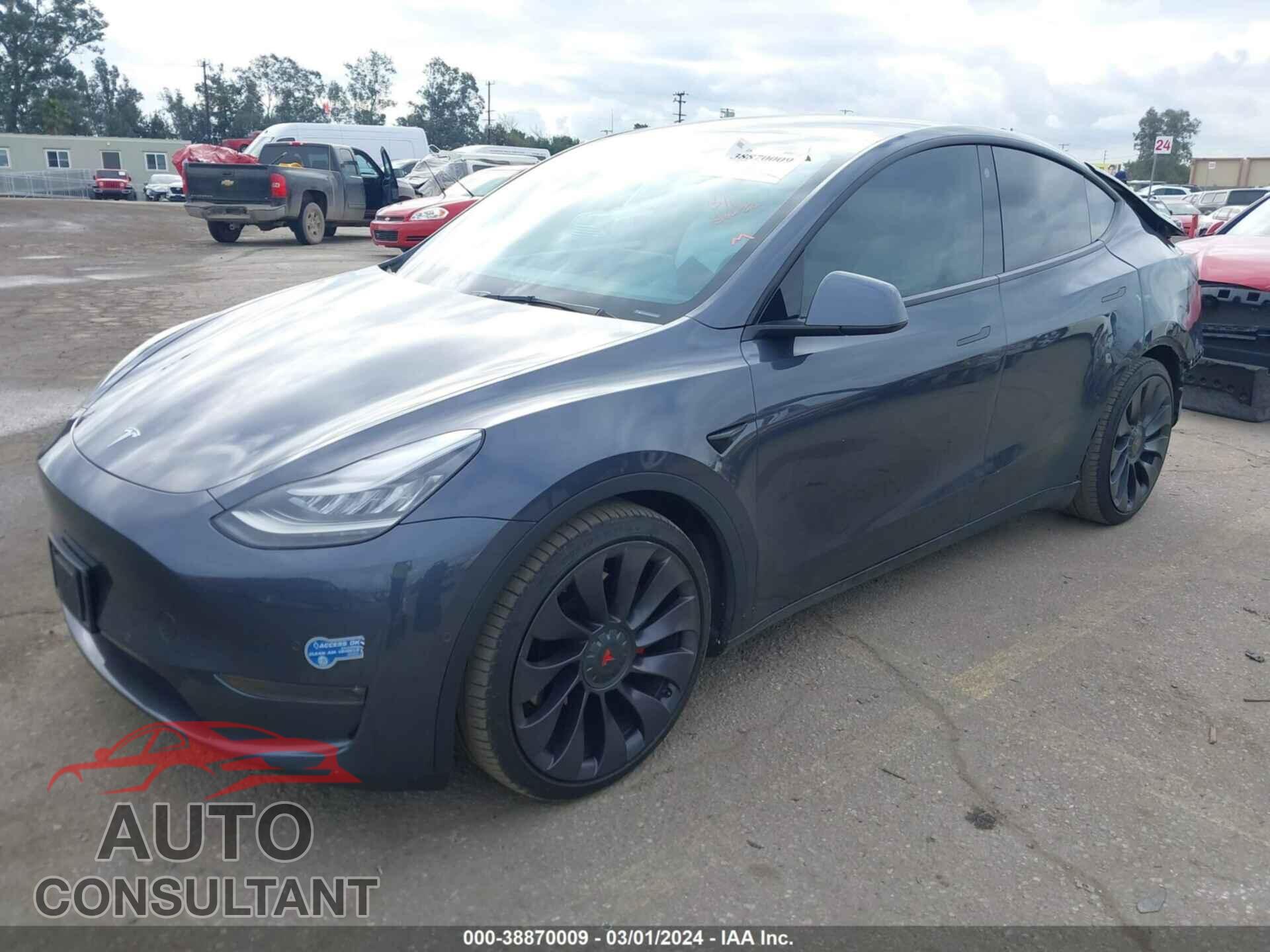 TESLA MODEL Y 2021 - 5YJYGDEF9MF097791