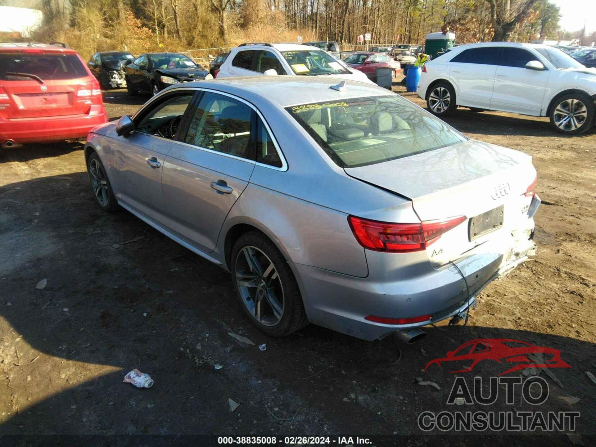 AUDI A4 2017 - WAUENAF48HN014313