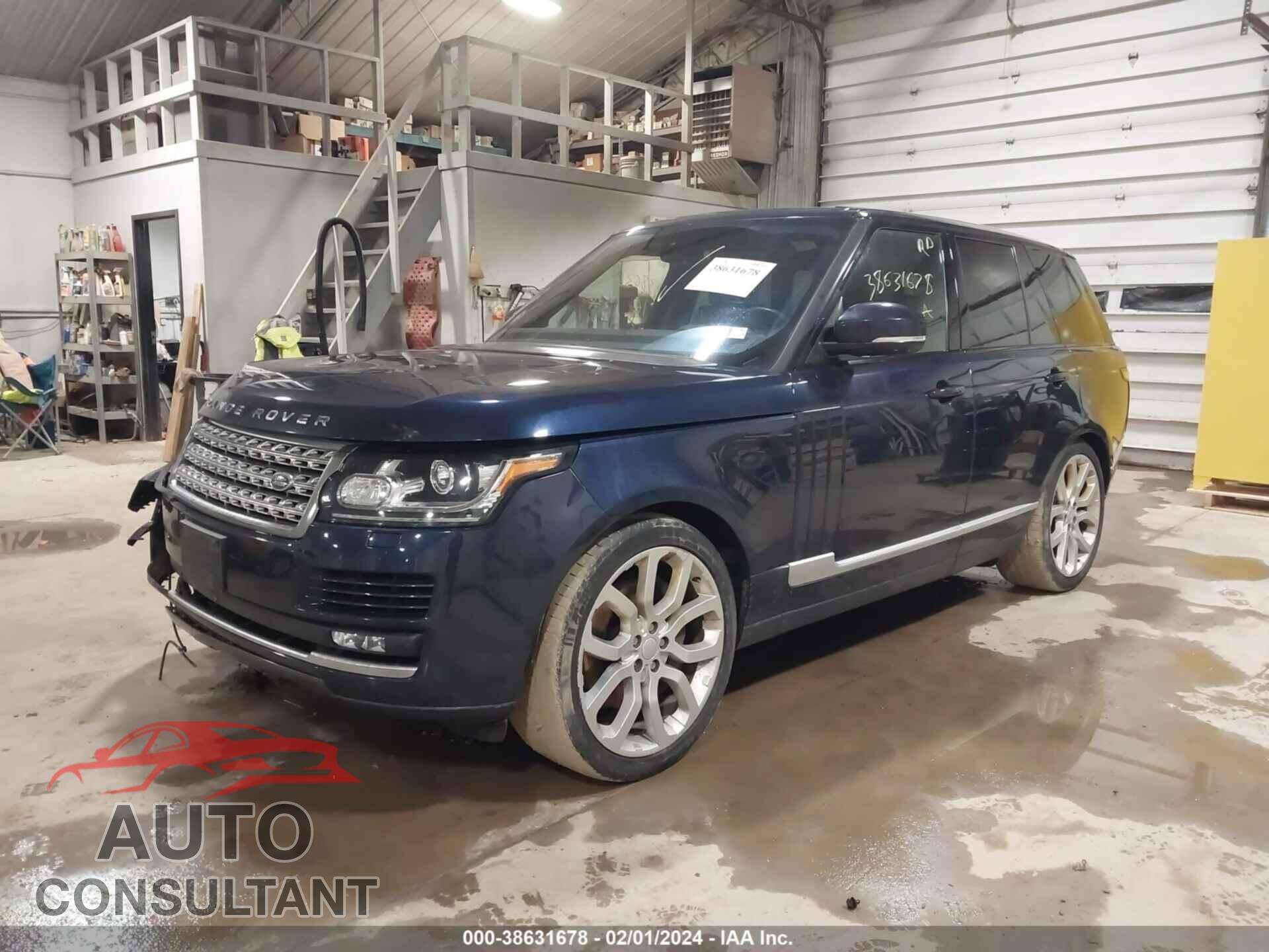 LAND ROVER RANGE ROVER 2016 - SALGS2VF3GA274128