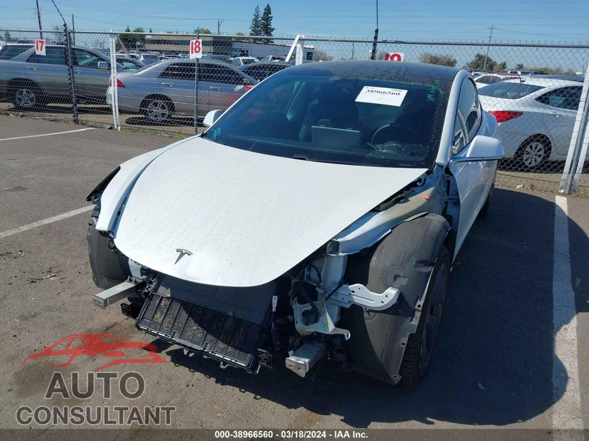 TESLA MODEL 3 2021 - 5YJ3E1EC7MF005713
