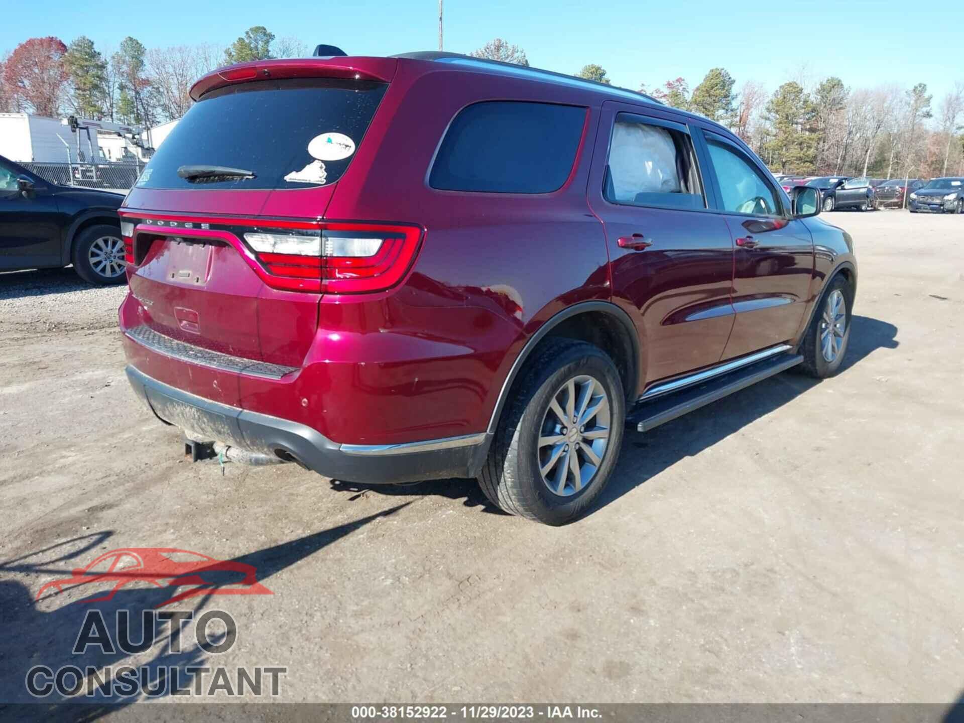 DODGE DURANGO 2018 - 1C4RDJAG2JC170065