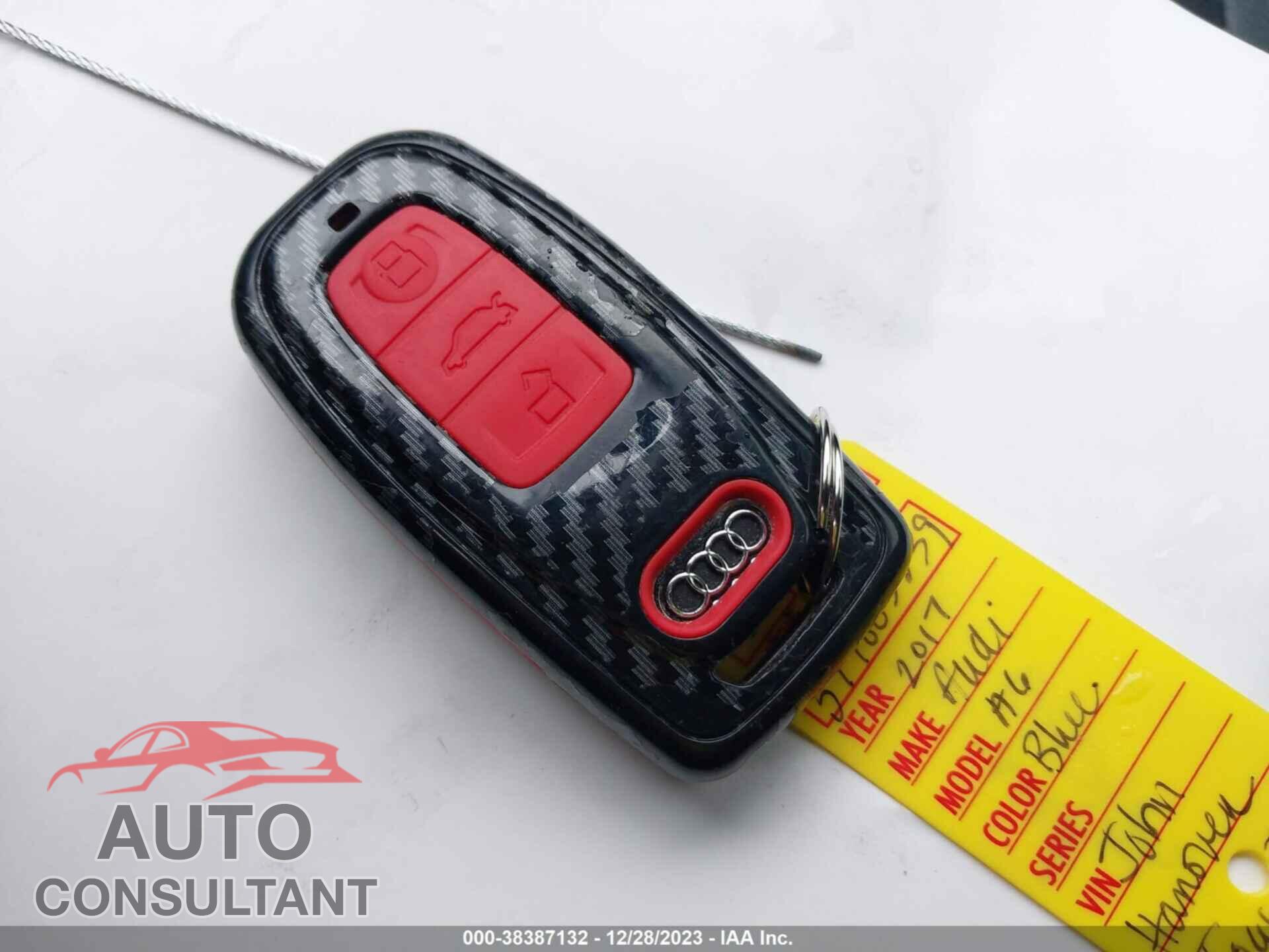 AUDI A6 2017 - WAUF2AFC6HN007784
