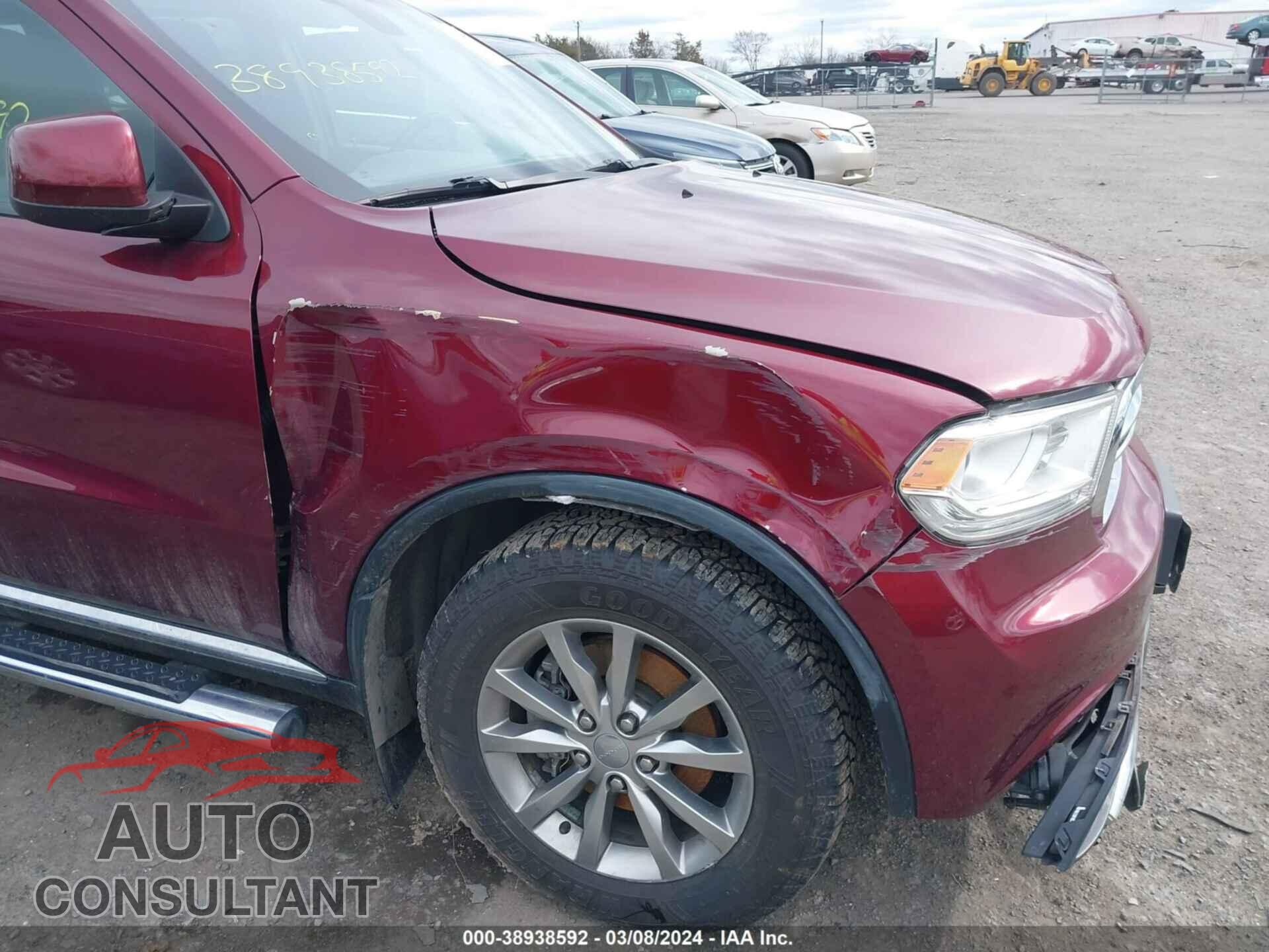 DODGE DURANGO 2017 - 1C4RDJAG2HC601451