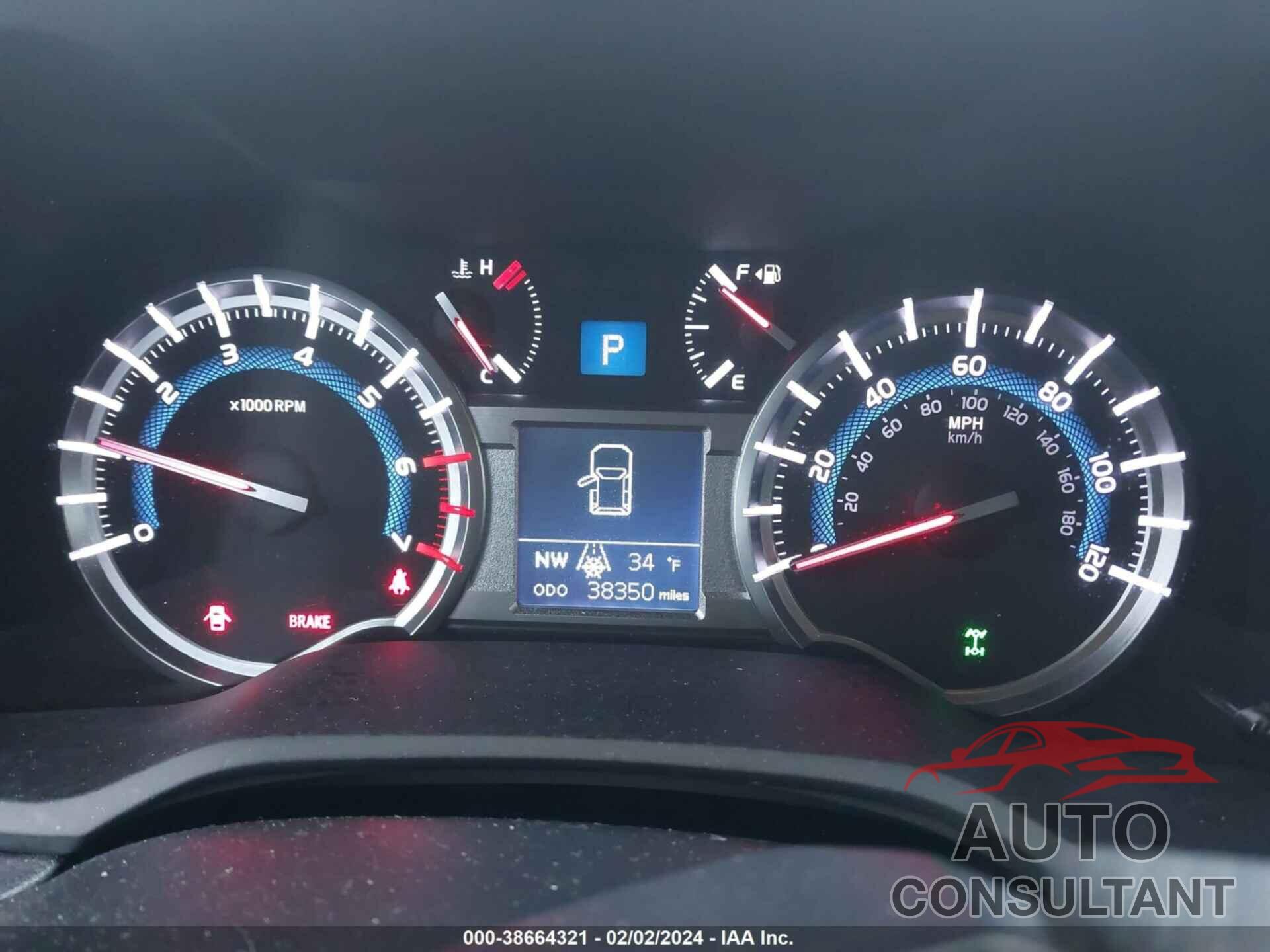 TOYOTA 4RUNNER 2019 - JTEBU5JR1K5661979