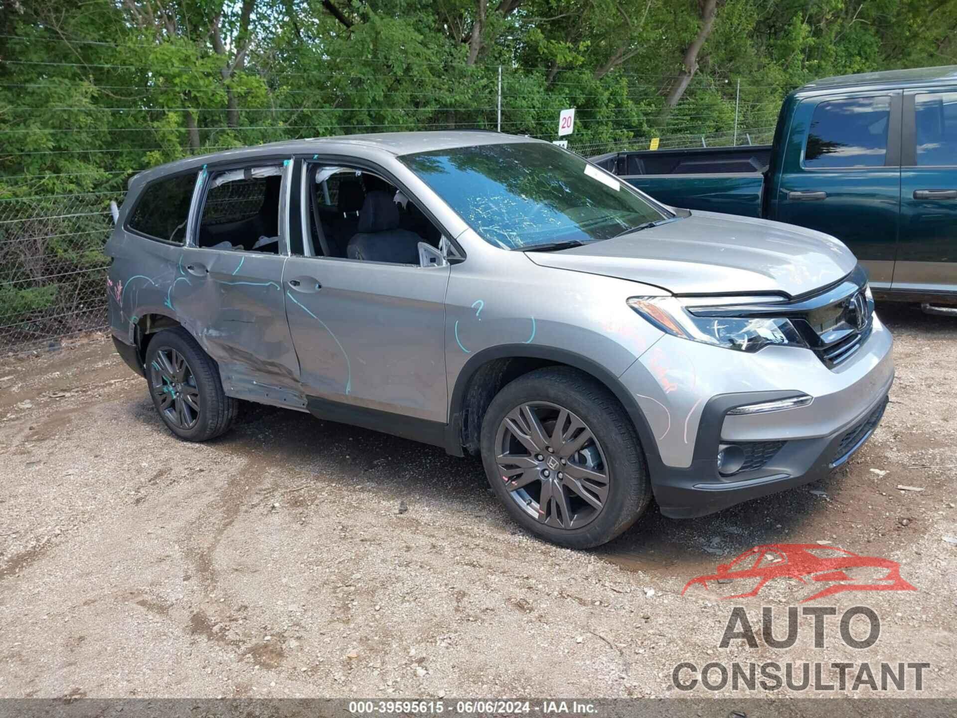 HONDA PILOT 2022 - 5FNYF6H33NB070166