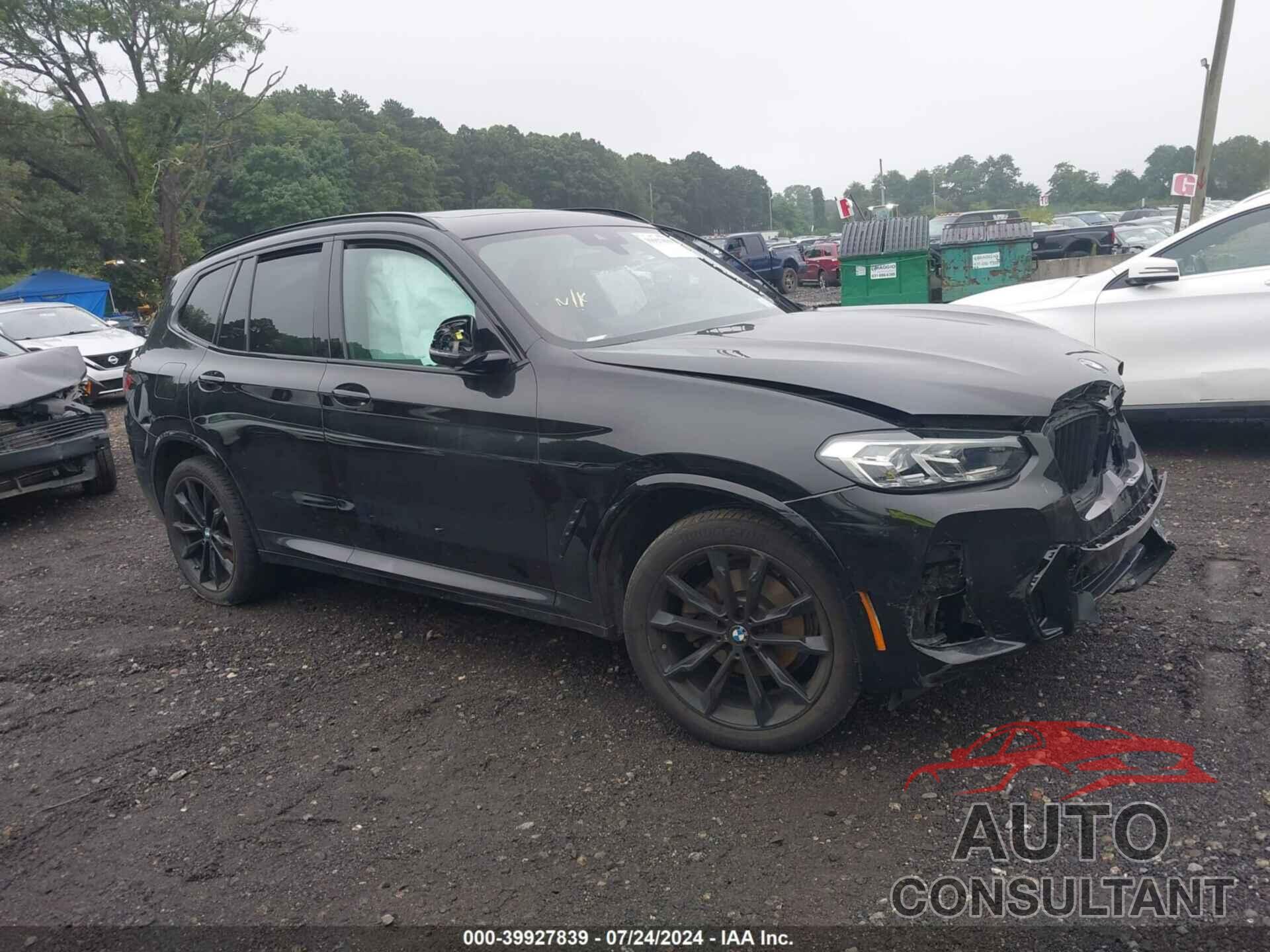 BMW X3 2022 - 5UX53DP05N9L12715